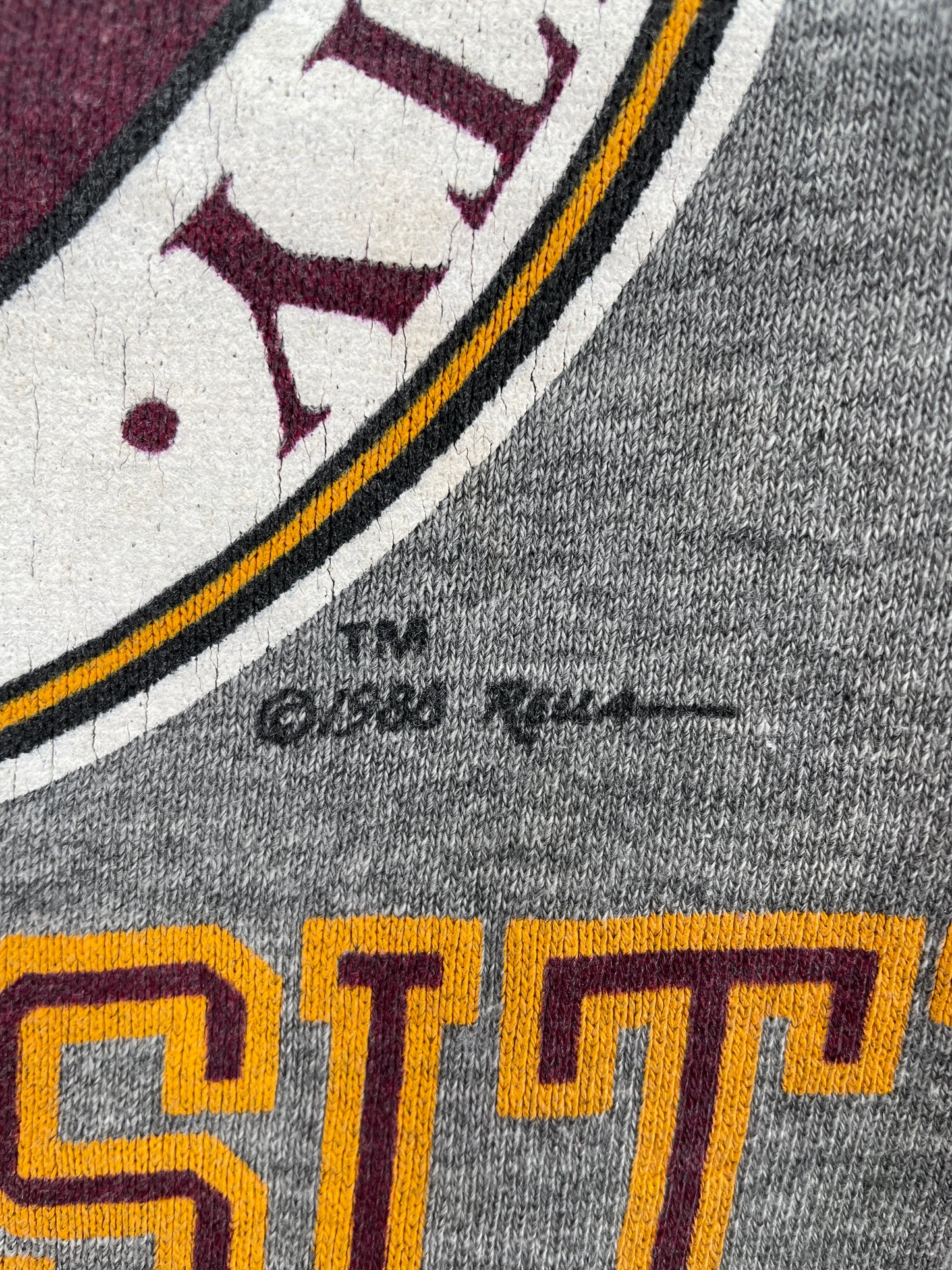 1988 FLORIDA STATE UNIVERSITY Made in USA Size L Vintage College Sweat-Shirt / E5310S