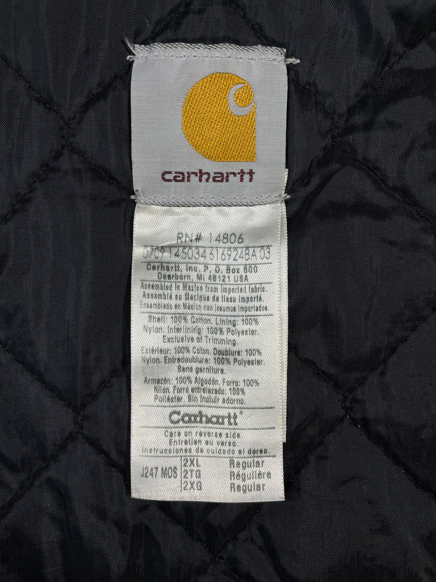 Vintage CARHARTT Size XL Hoodie Duck Jacket / A8006