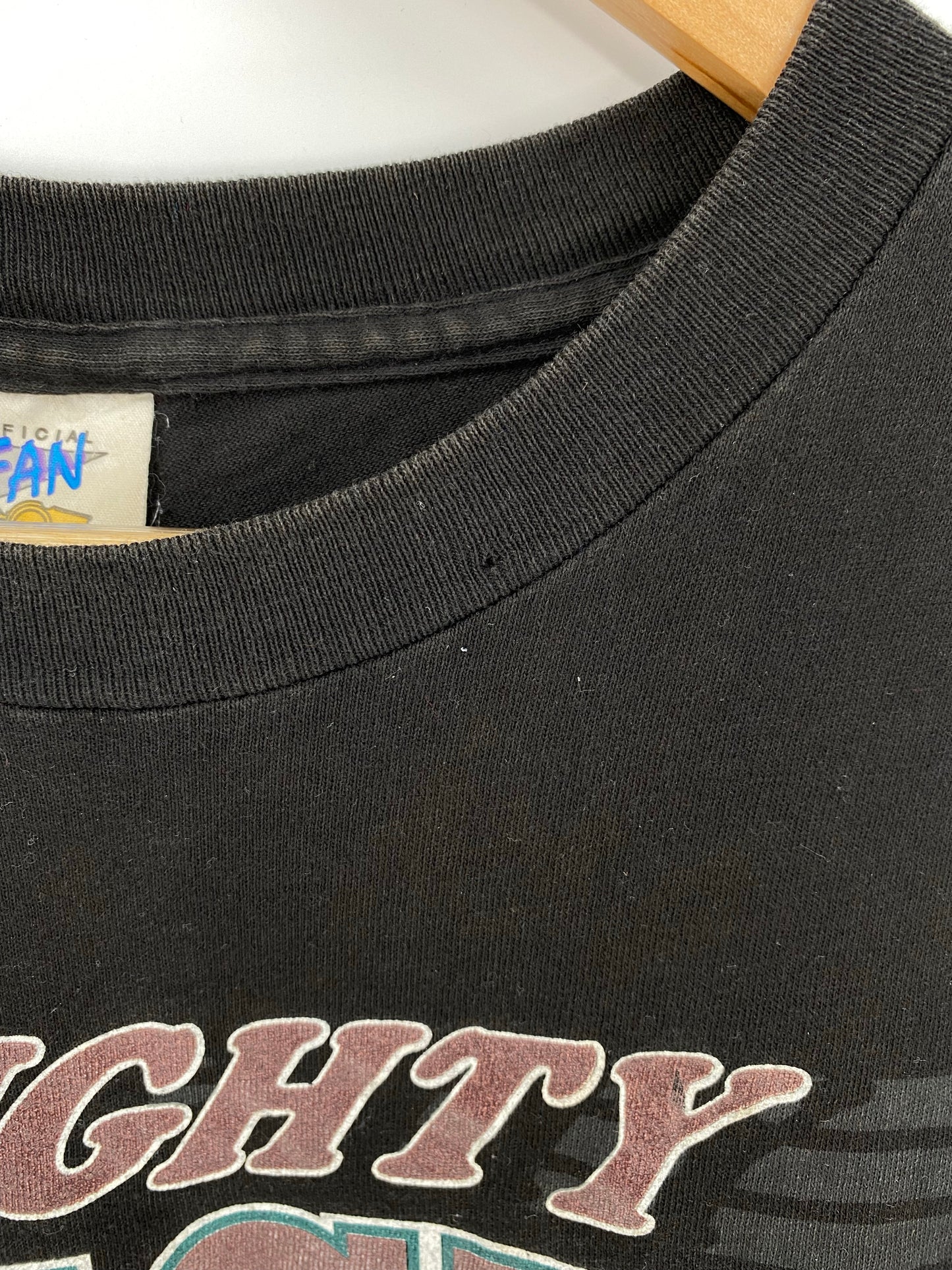 1993 MICHTY DUCKS Size L Vintage NFL T-Shirt / K7529