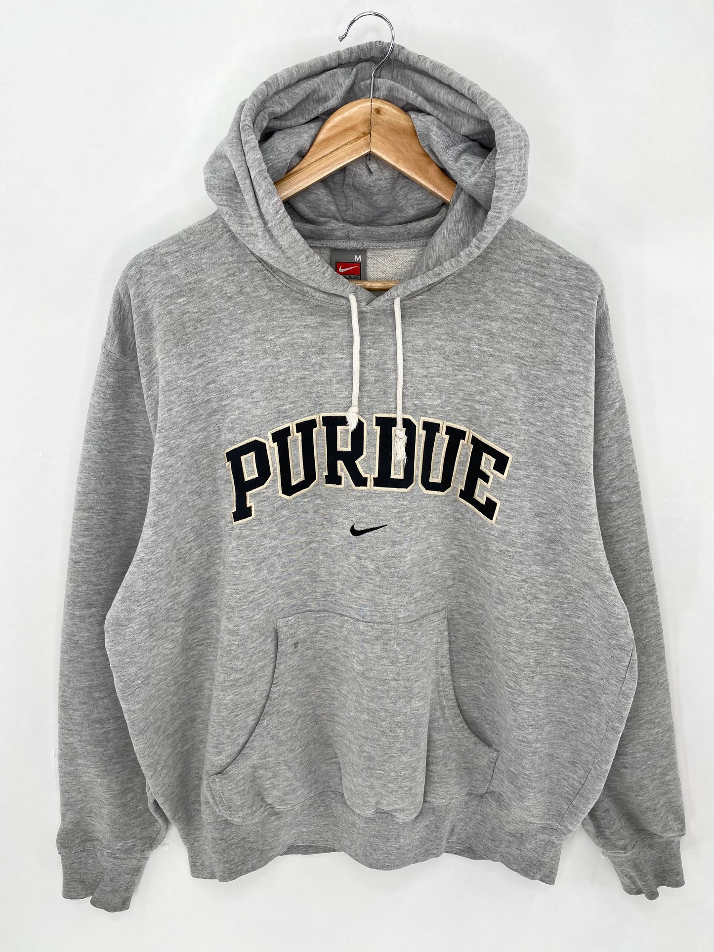 00’ NIKE Purdue Size M Damaged Vintage Hoodie Sweat-shirt  / 6006