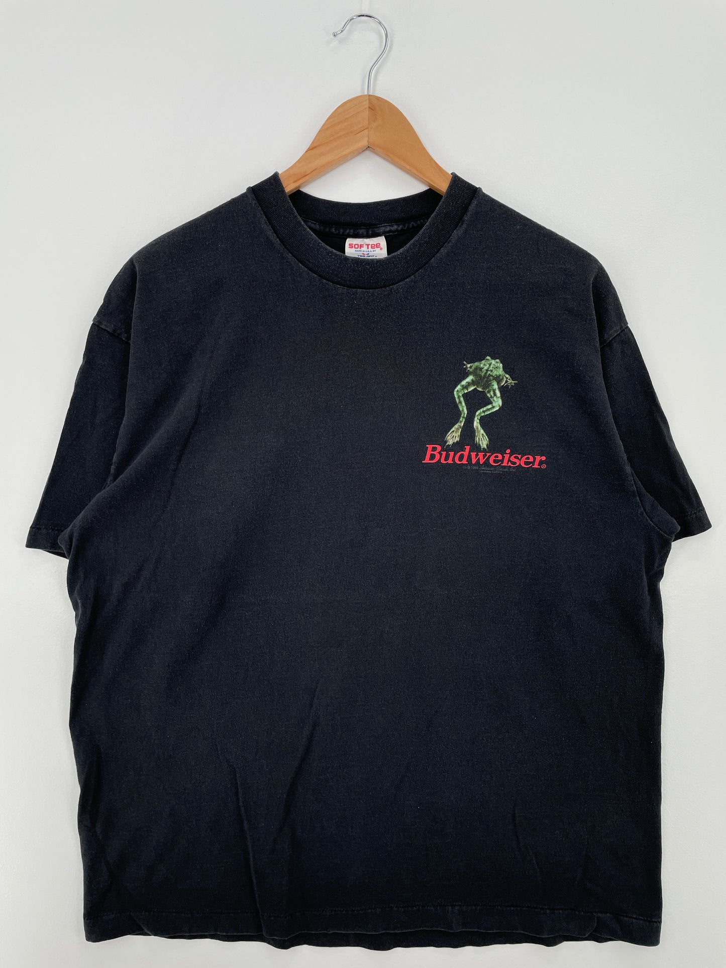 1995 BUDWEISER Made in USA Size XL Vintage T-Shirt / A8555