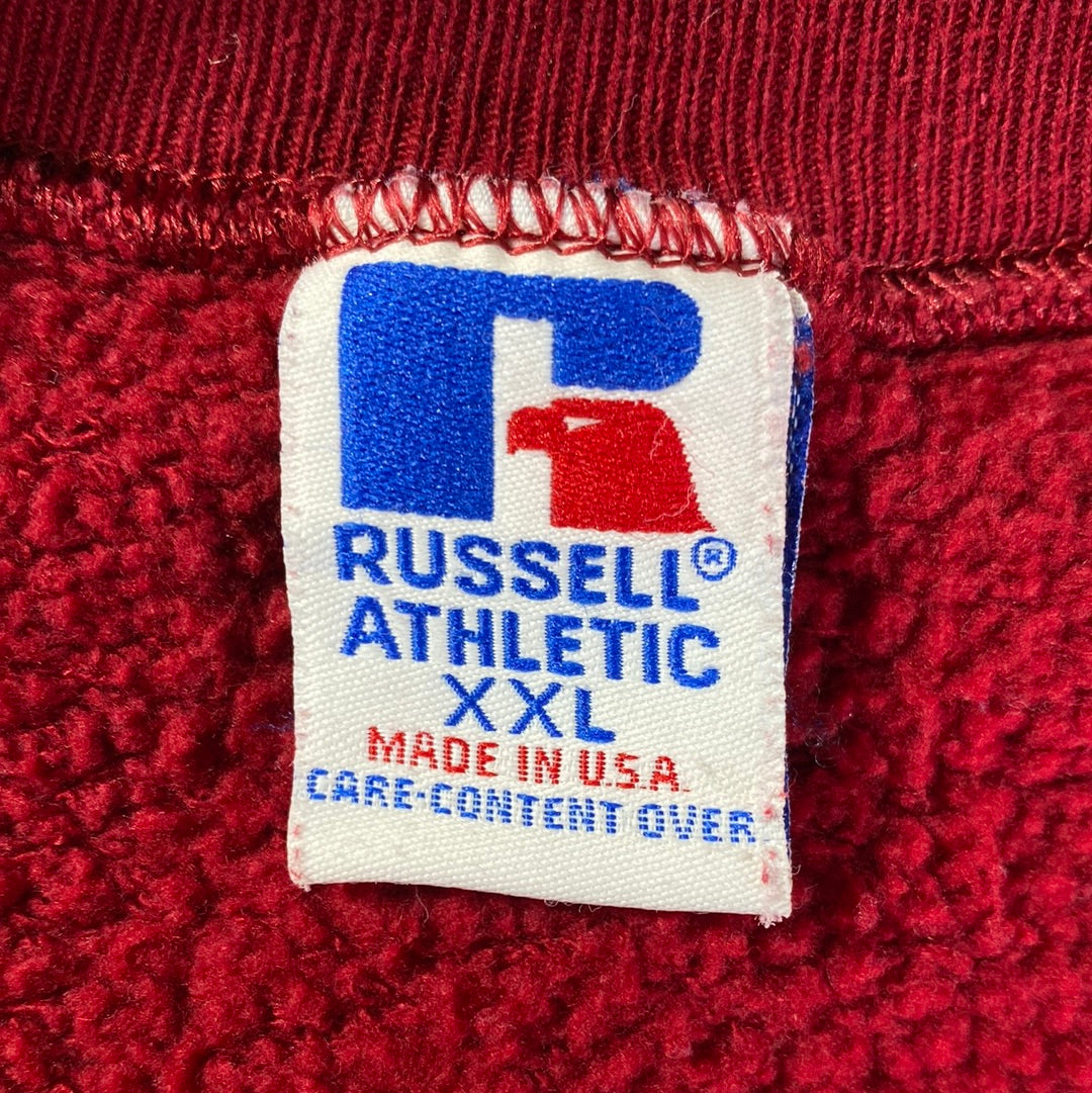 90’s RUSSELL x ALABAMA Made in USA Size XXL College Sweat-shirt / A9614