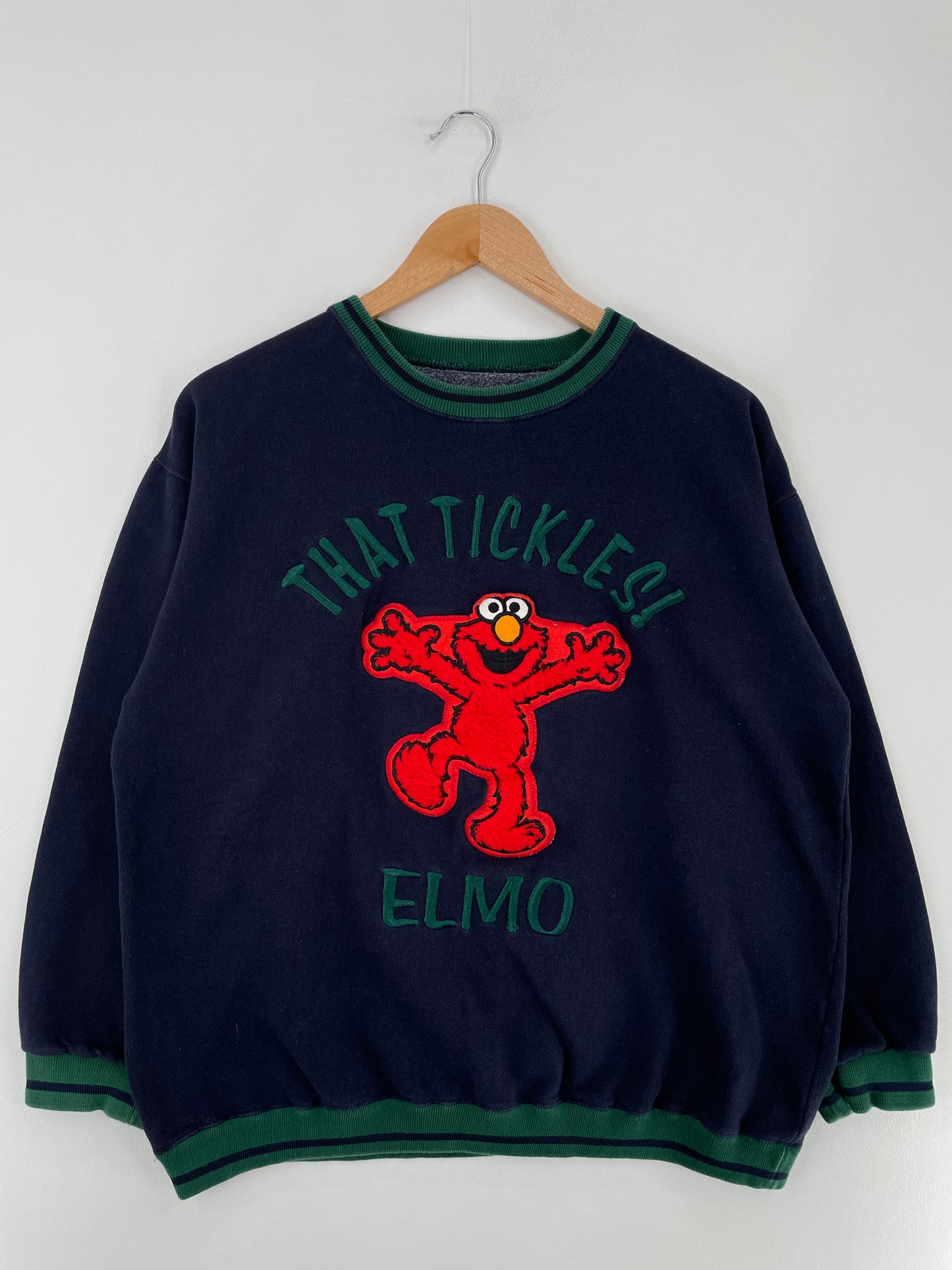 90’s SESAME STREET Size Approx.L Sweat-shirt / E5054S