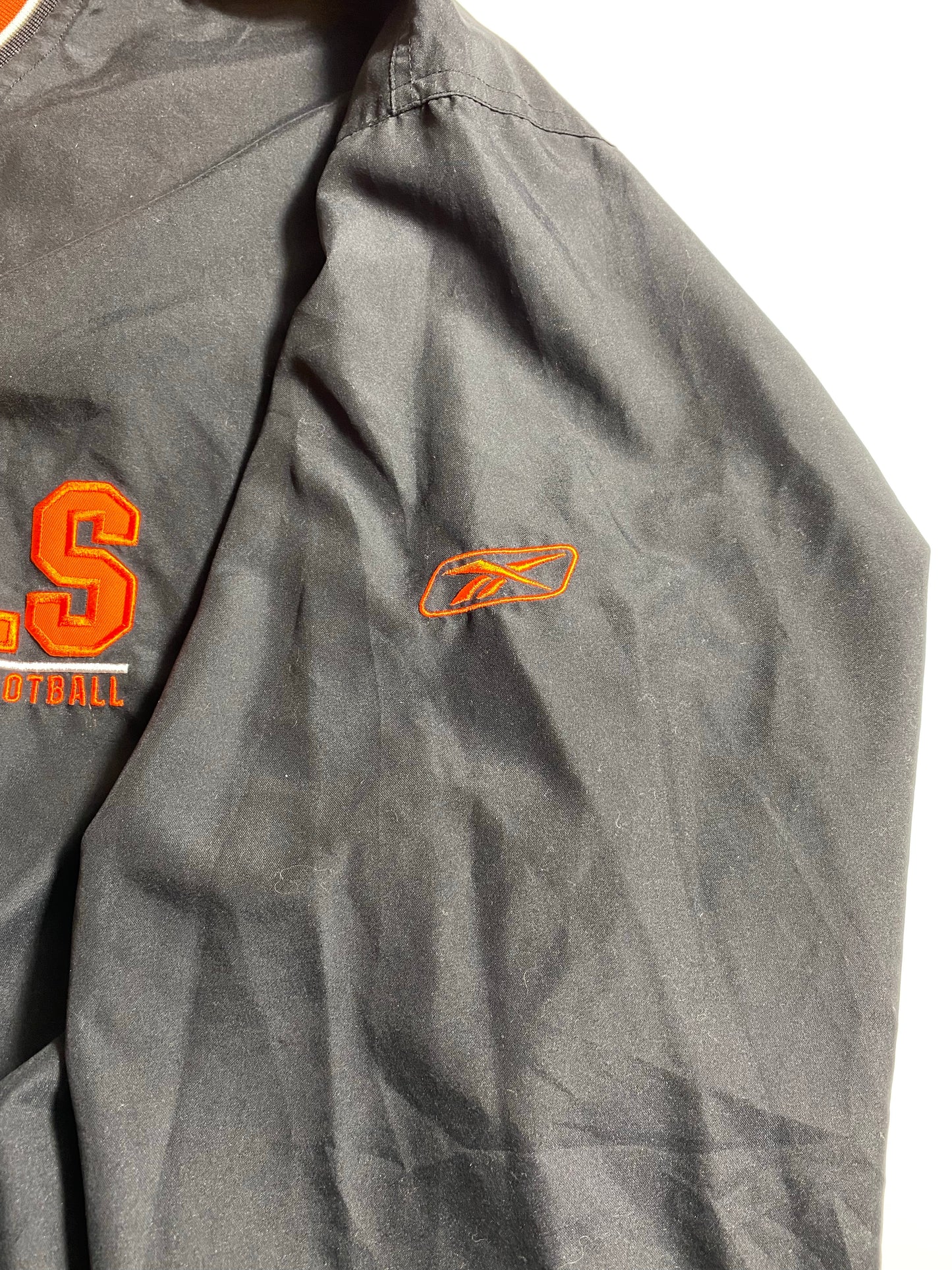Vintage REEBOK x BENGALS Size XL NFL Nylon Jacket / K5967