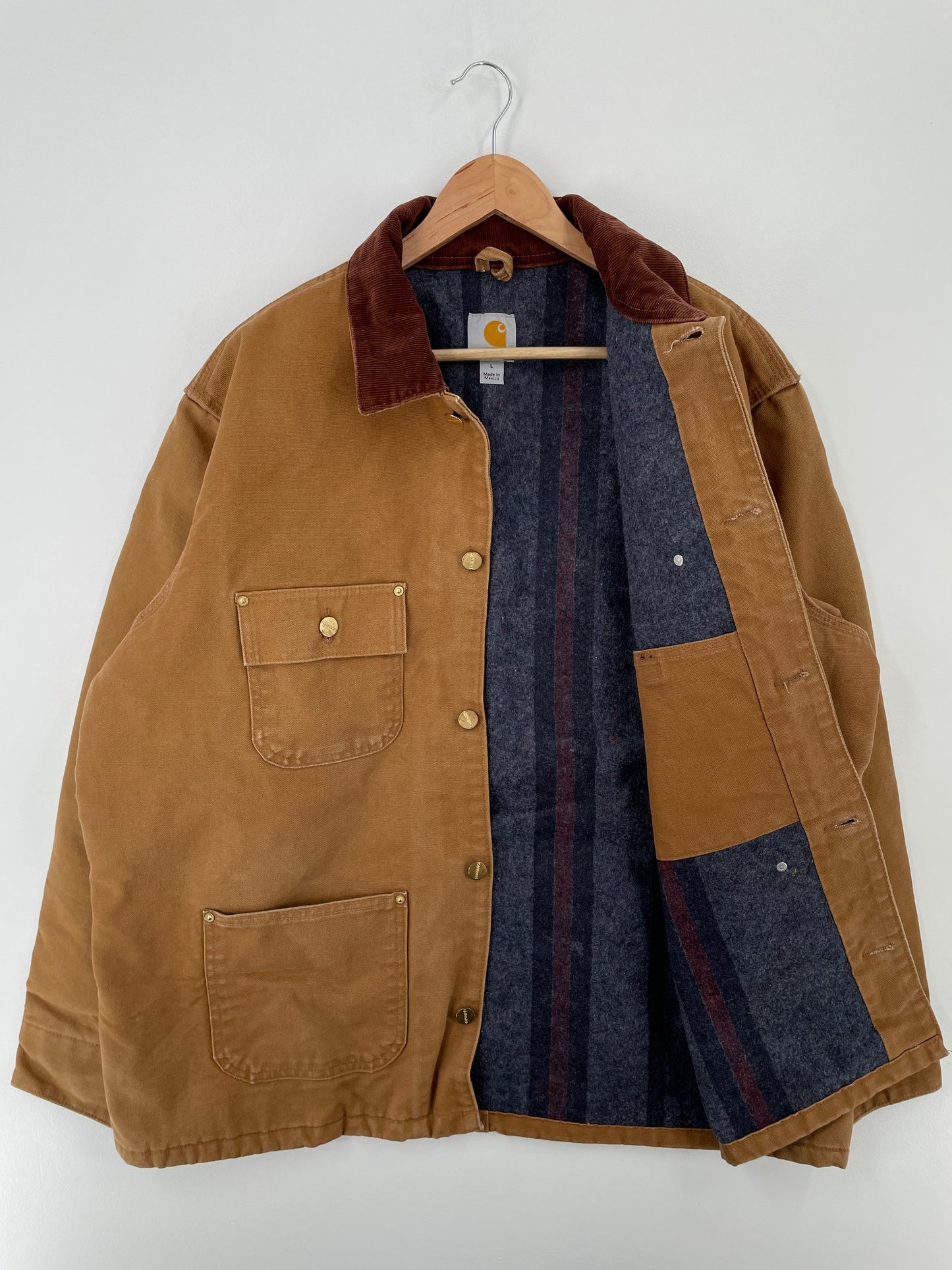Vintage CARHARTT Size L Duck Jacket / A9104