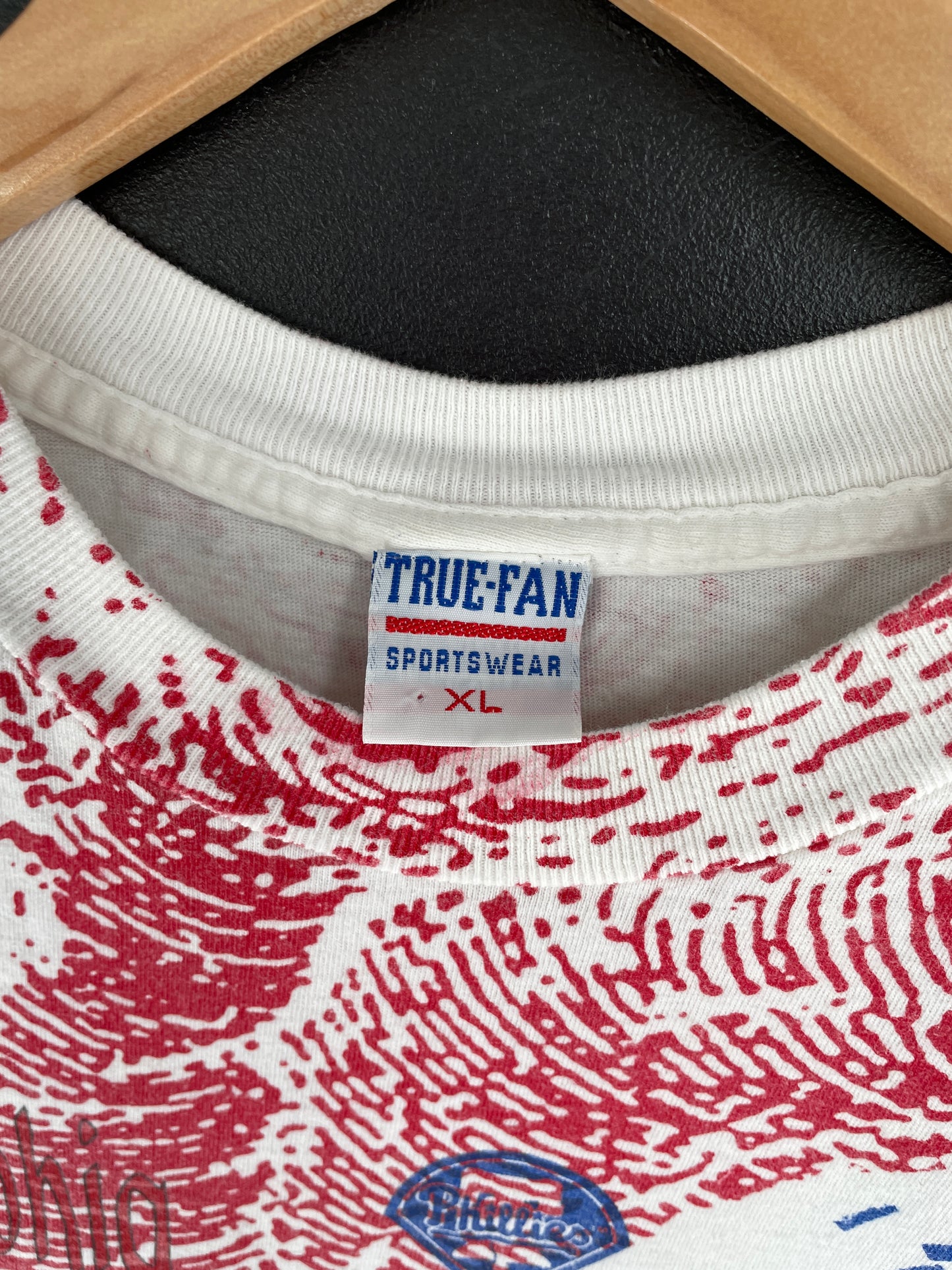 1994 PHILADELPHIA PHILLIES Made in USA Size XL Vintage MLB T-Shirt / A5172