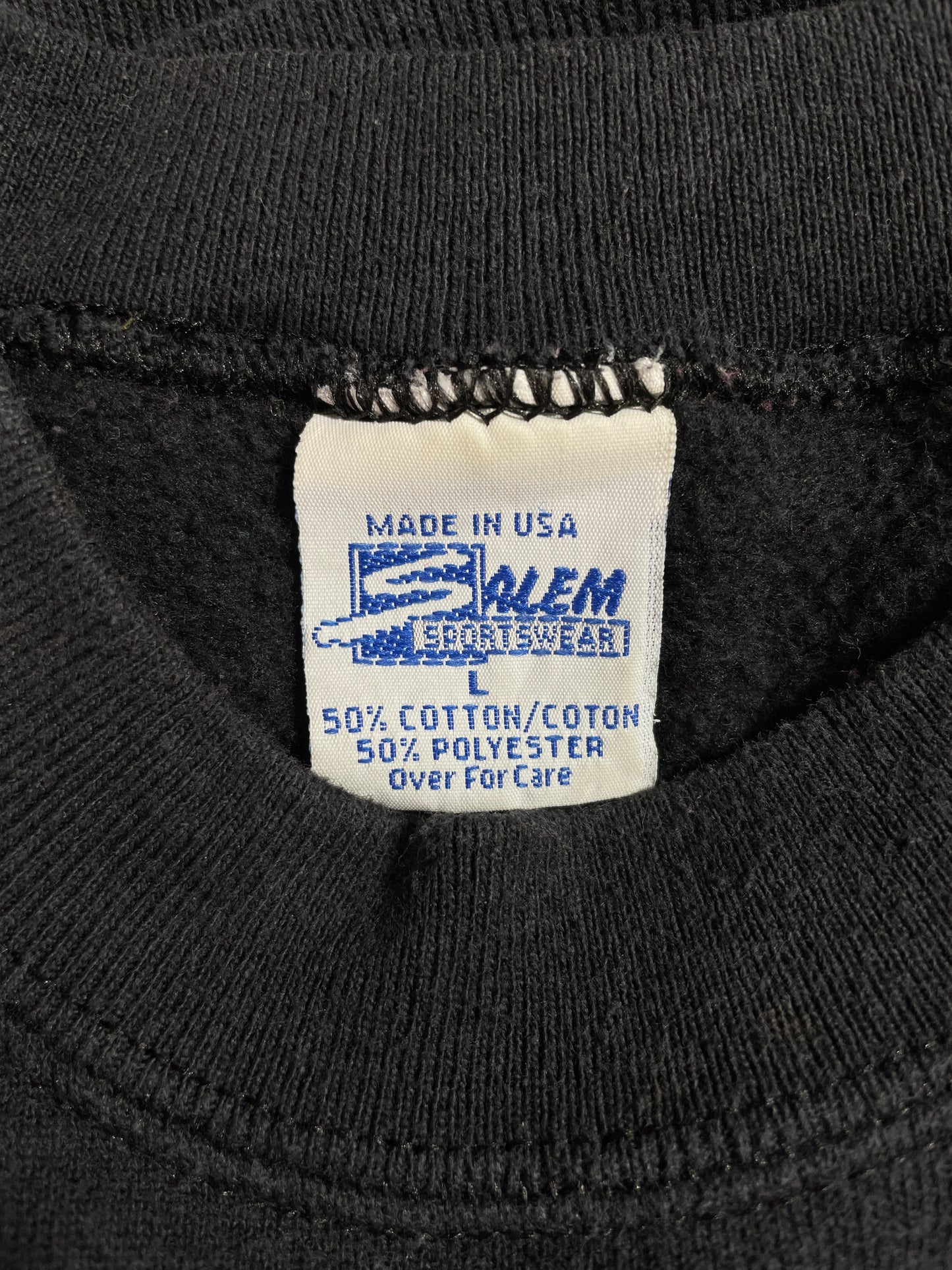 1992 SALEM x MIAMI DOLPHINS Made in USA Size L Vintage NFL Sweat-shirt / E3112S