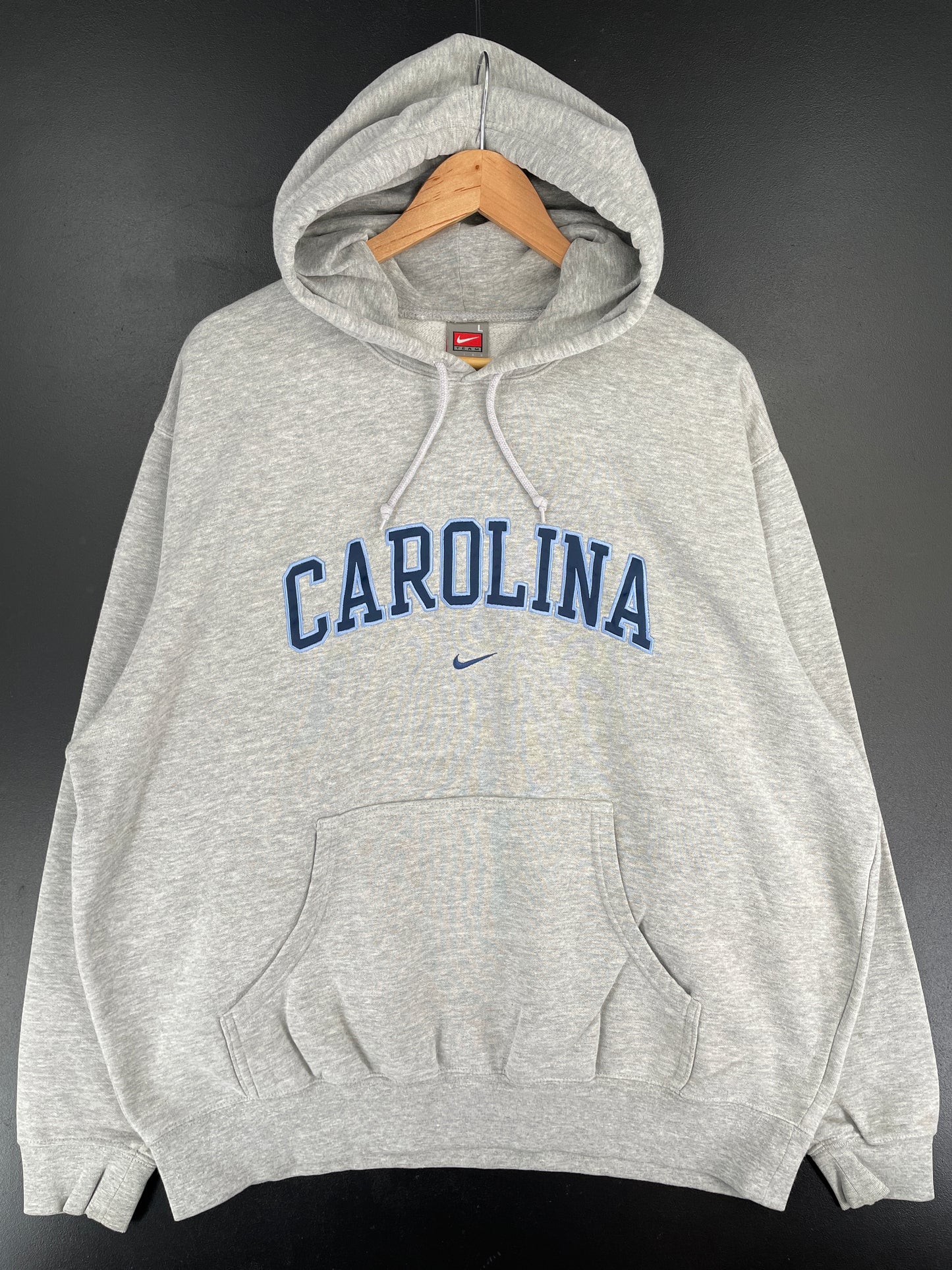 00' NIKE x CALORINA Size L Vintage College Hoodie Sweat-Shirt / E5570S