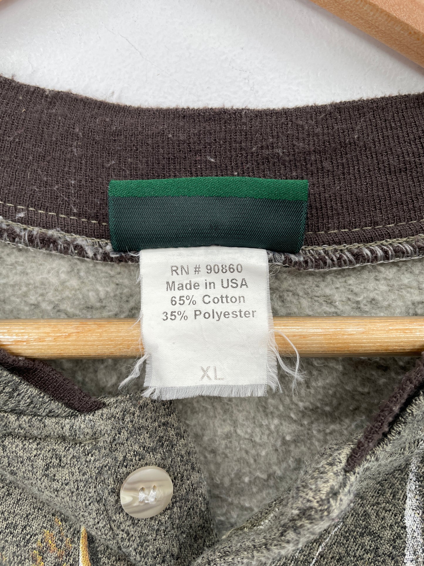 90's DEER Made in USA Size XL Vintage Animal Sweat-Shirt / E2547S