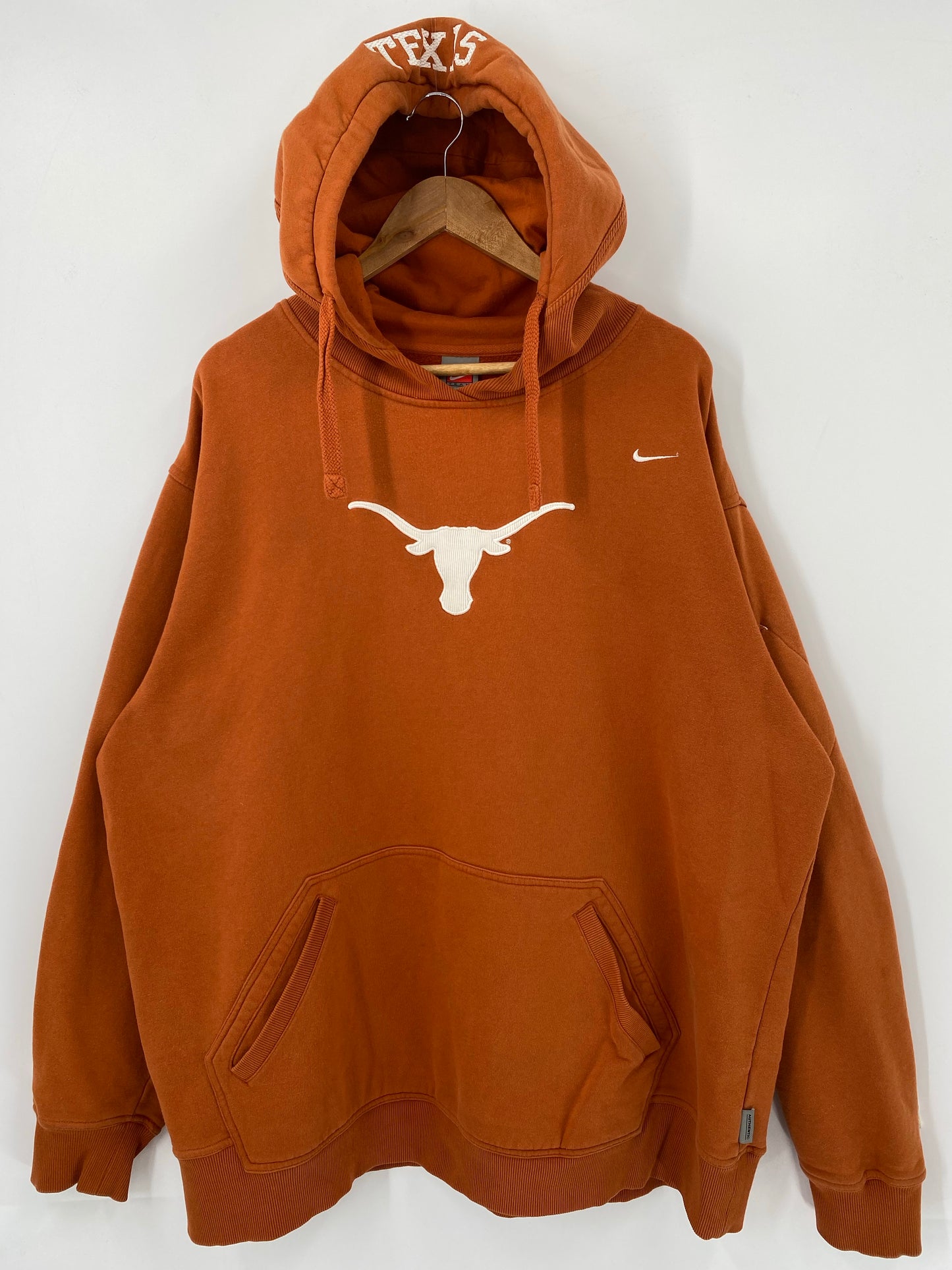 00' NIKE TEXAS LONGHORNS COLLEGE Size XXL Vintage Hoodie Sweat-Shirt / K4557