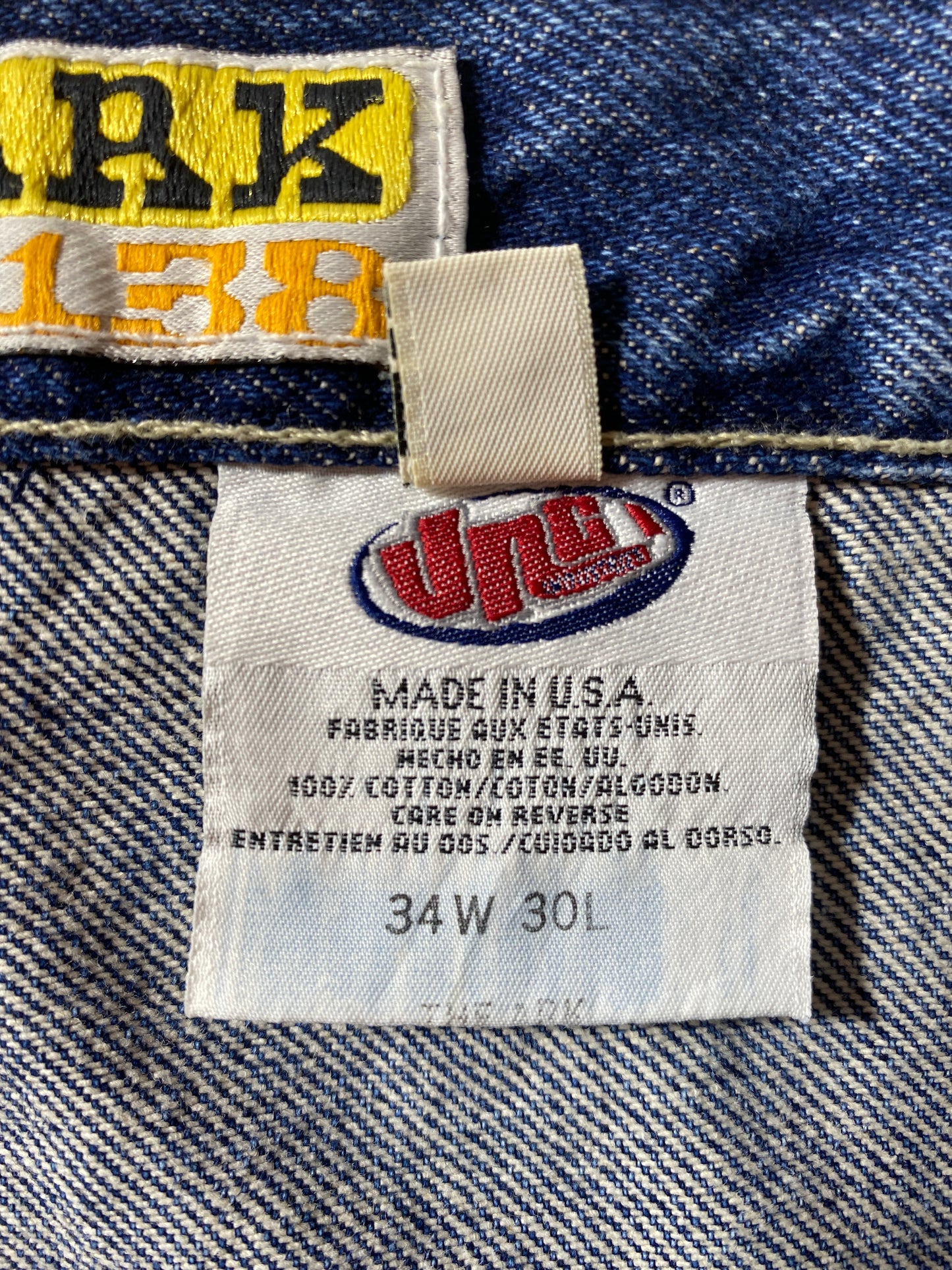 90's JNCO Made in USA Size W34xL30 Vintage Denim Pants / A9064