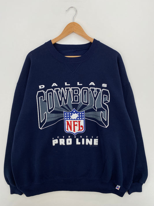 1994 DALLAS COWBOYS (No tag) Approx. Size XL Vintage NFL Sweat-Shirt / A6477