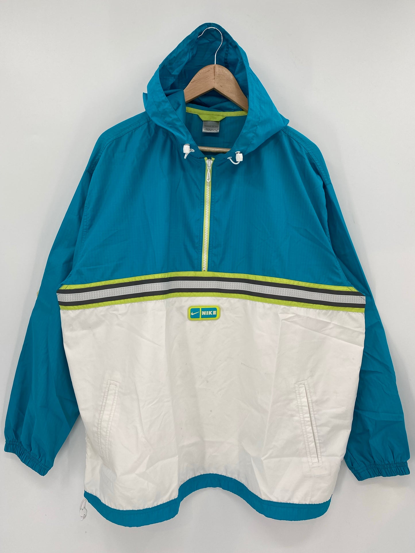 00’ NIKE Size Kids XXL Vintage Zip-up Nylon Jacket / K6779