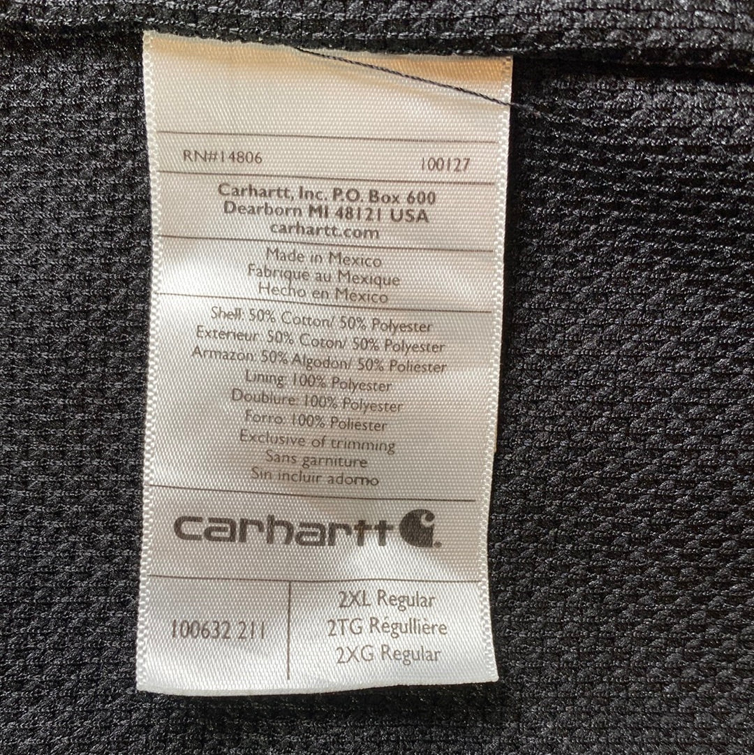 Vintage CARHARRT Size XXL Zip Up Jacket / A8397