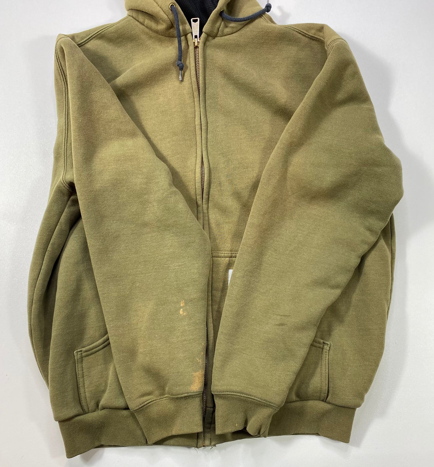 Vintage Carhartt Made in Mexico Size M Faded Vintage Zip-up Heavy Sweat-Shirt  / 6014