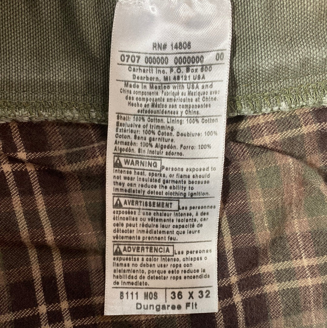 Vintage CARHARTT Size W36xL32 Duck Pants / K8205
