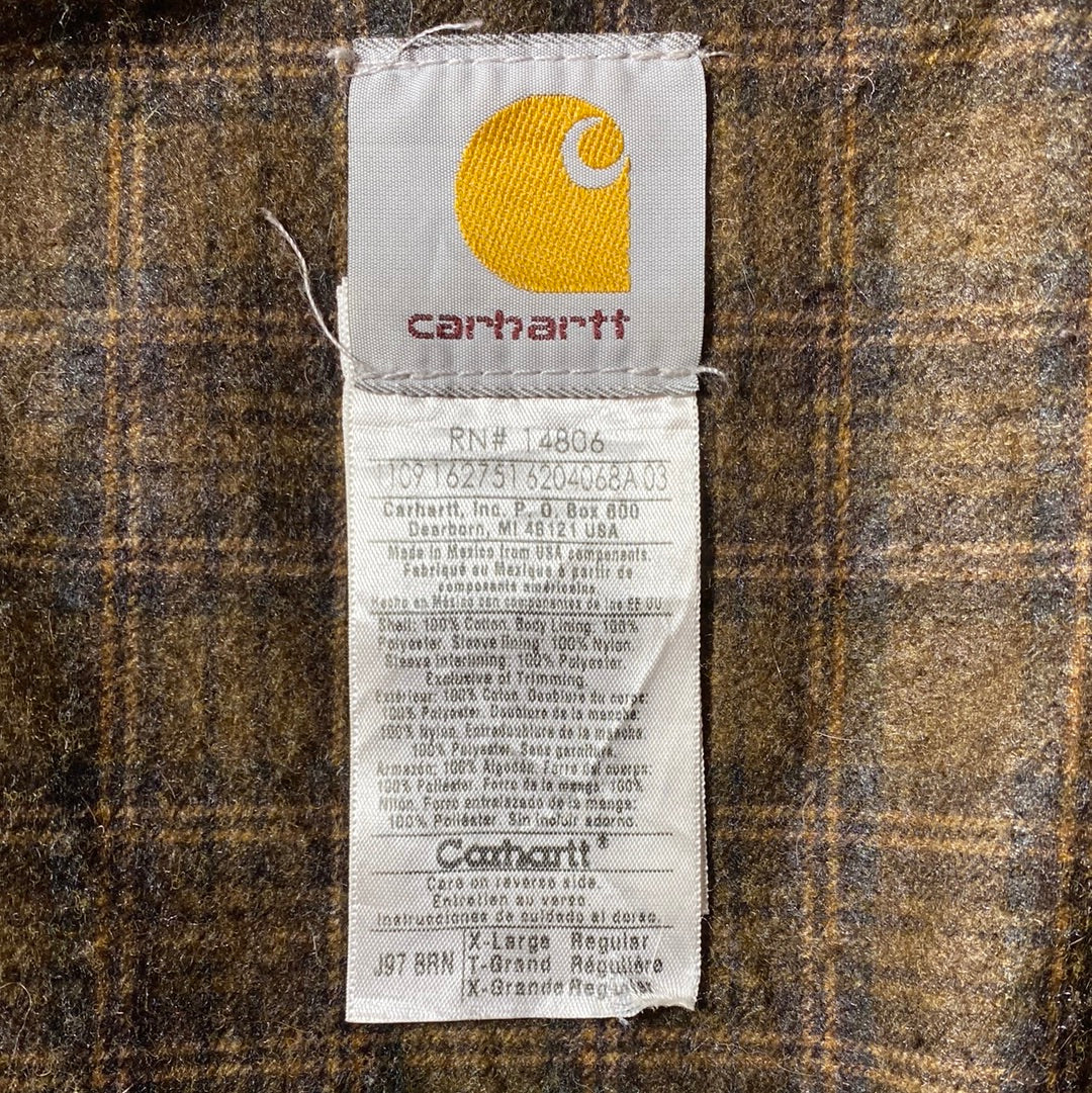 Vintage CARHARRT Size XL Duck Jacket / E1360J