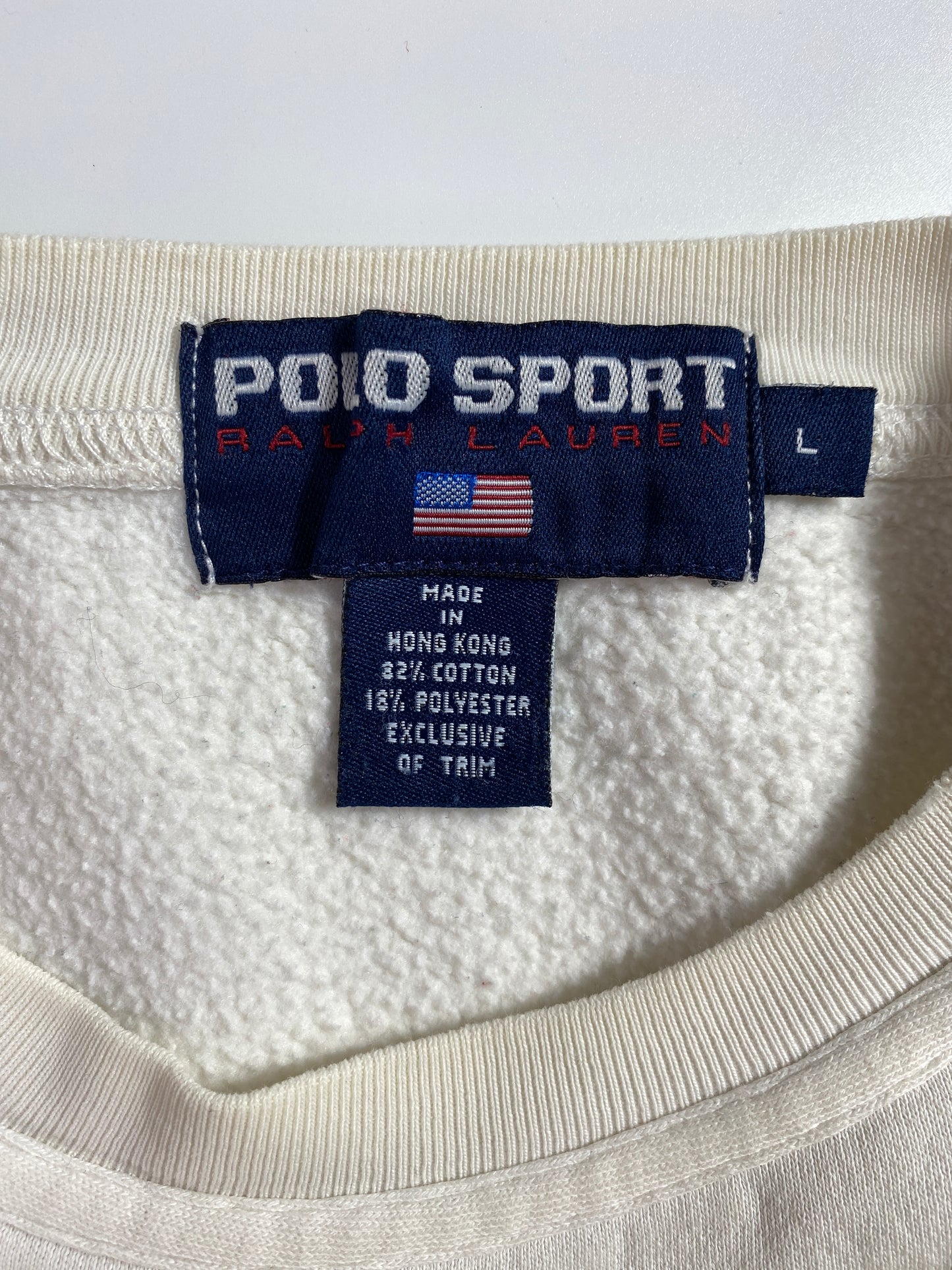 90’s POLO SPORT RALPH LAUREN Size L Vintage Sweat-Shirt  / A4874