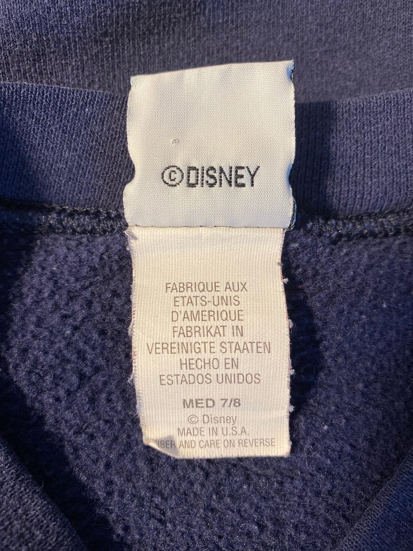 00' DISNEY TIGGER Made in USA Size Kid's M Vintage Sweat-shirt / k5676