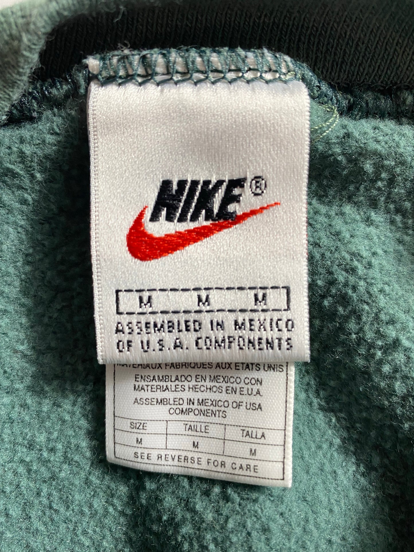 90’s NIKE MINI SWOOSH Size M Vintage Sweat-Shirt / K4452