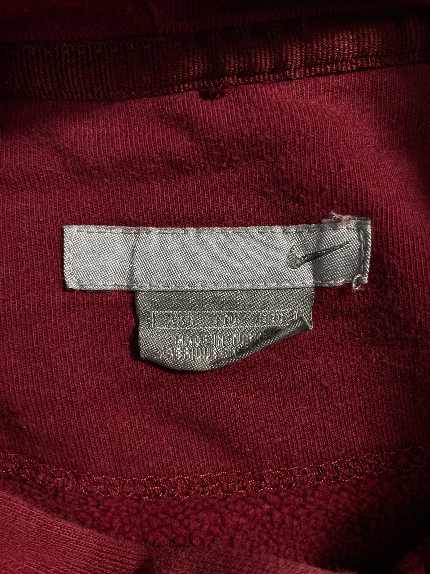 00’ NIKE MINI SWOOSH Size XXL Vintage Hoodie Sweat-shirt / E6550S