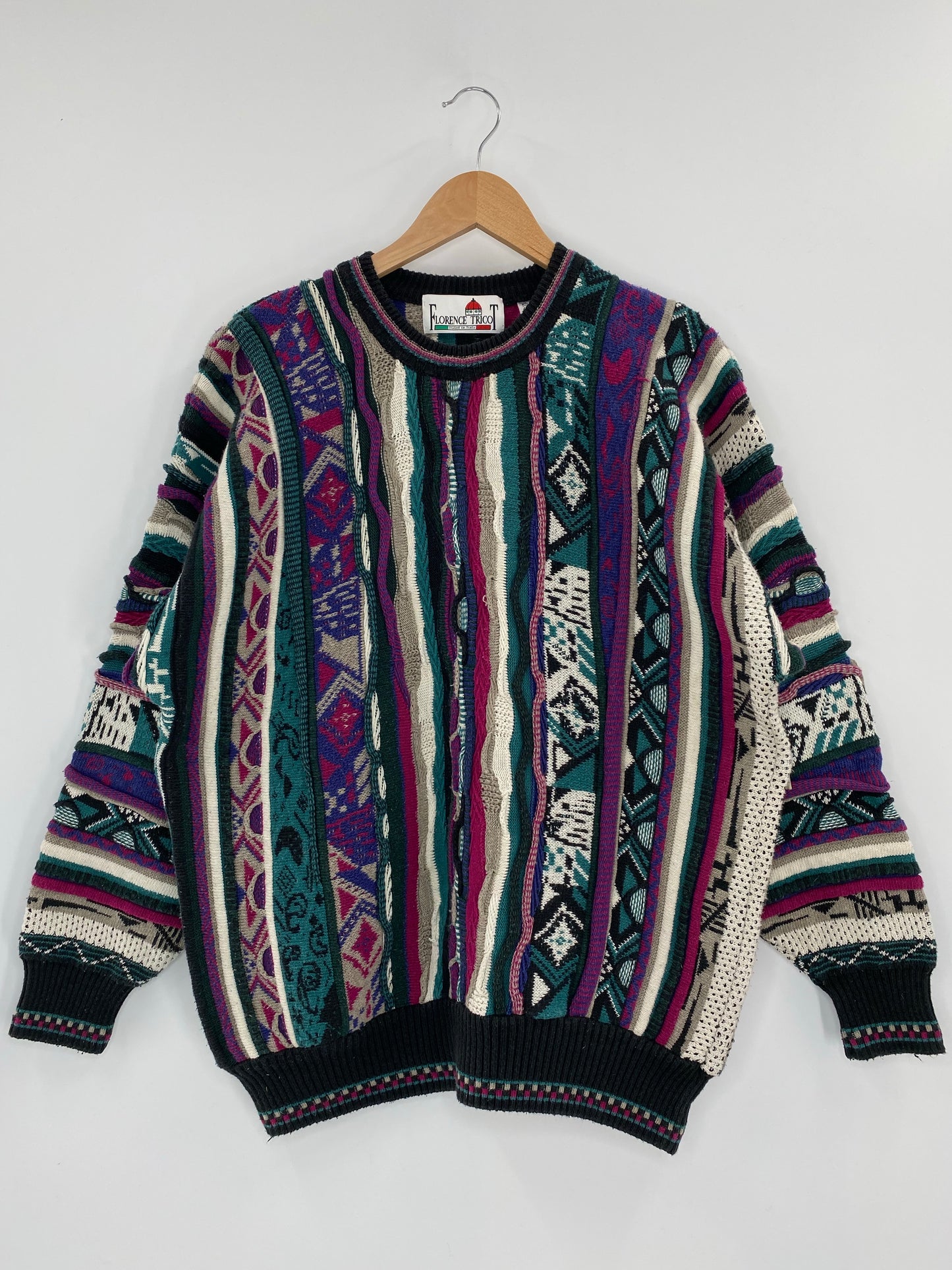 Vintage 3D COOGI- Style Size L Knit Sweater / K4223
