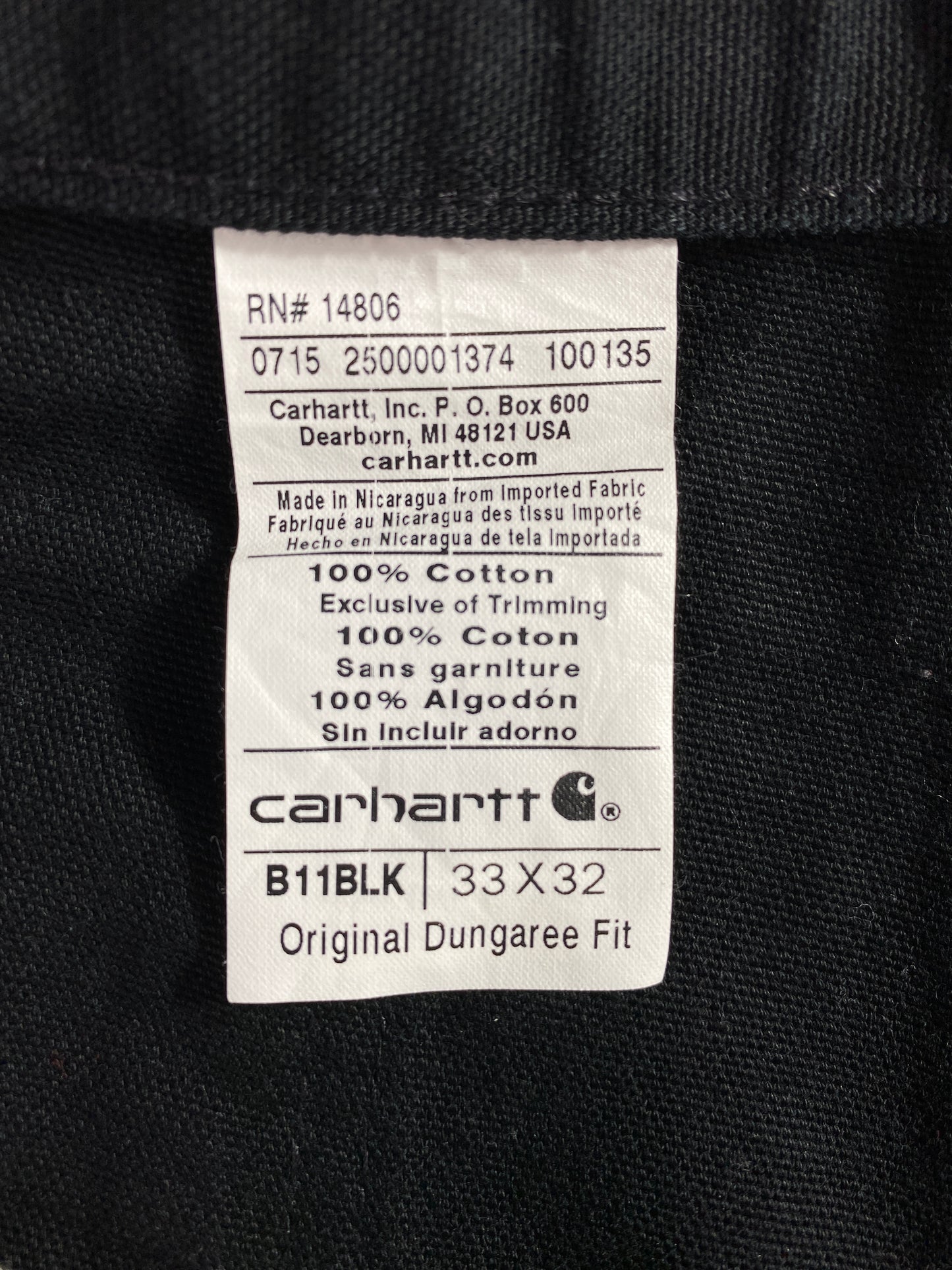 Vintage CARHARTT Size W32xL31 Vintage Duck Pants / A4410