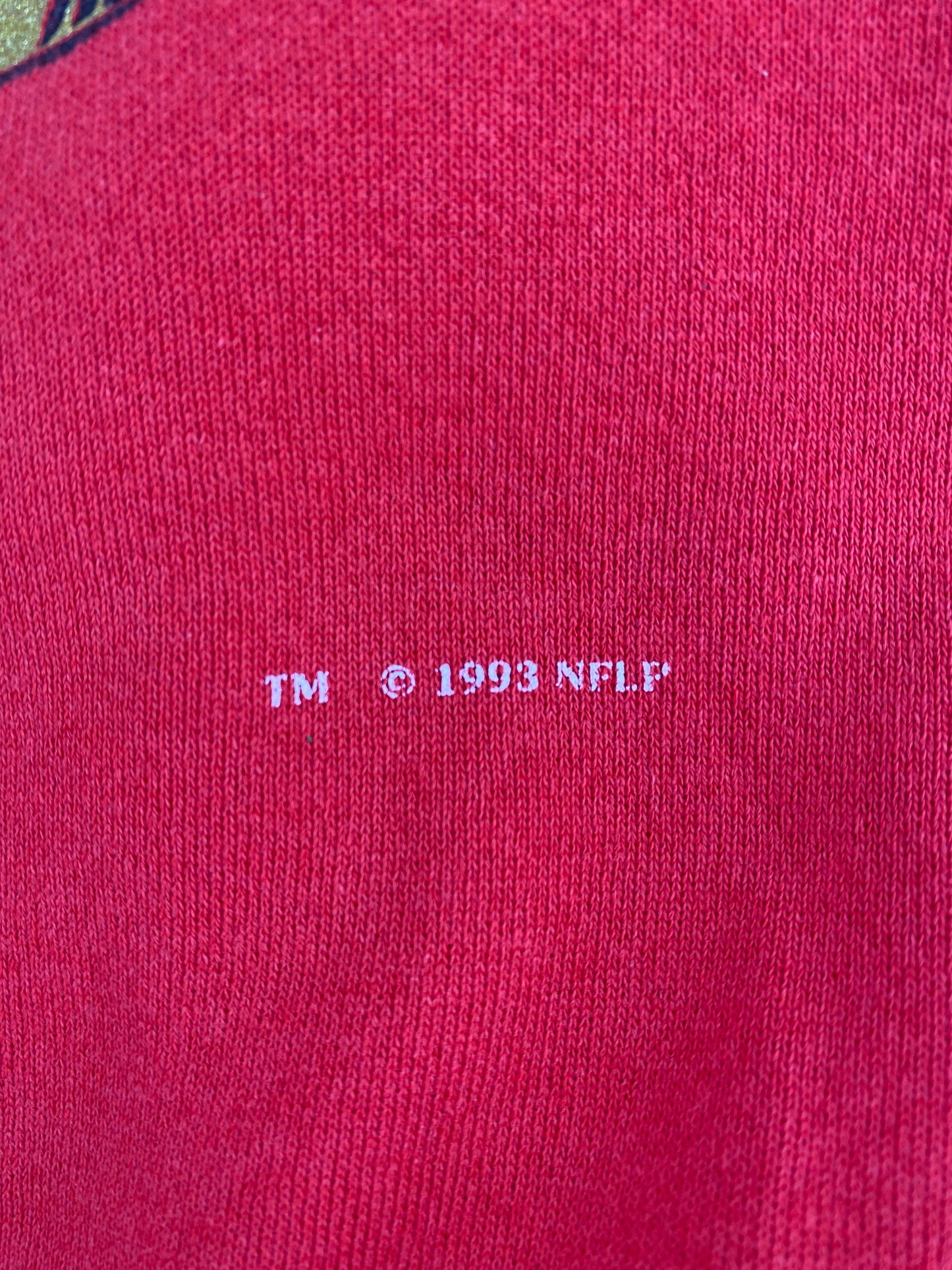 1993 KANSAS CITY CHIEFS Made in USA Size XL Vintage NFL Sweat-shirt / E2465S