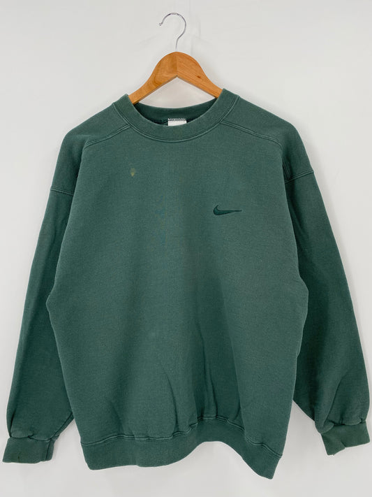 90’s NIKE MINI SWOOSH Size M Vintage Sweat-Shirt / K4452