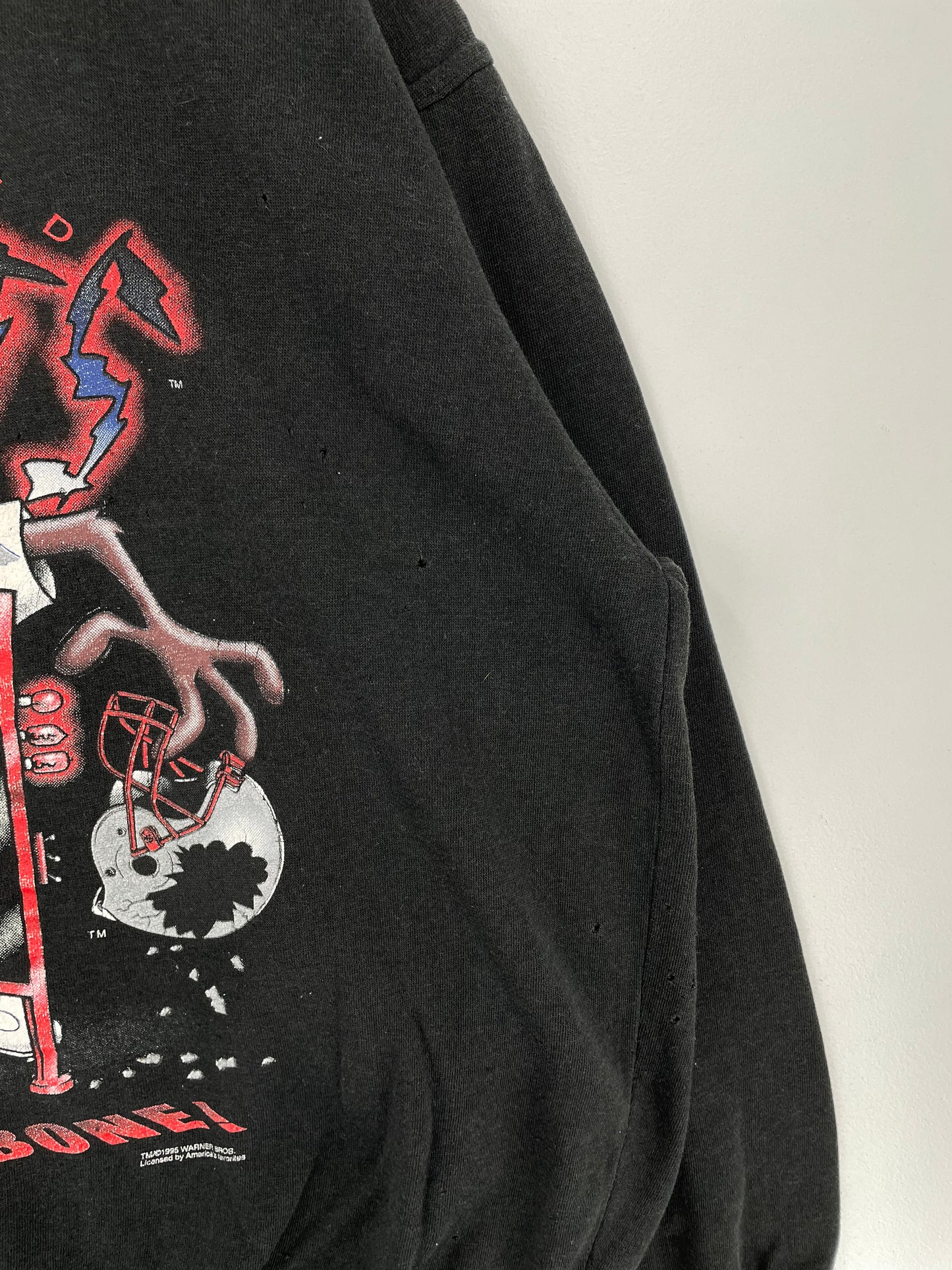 1995 NEW ENGLAND PATRIOTS x LOONEY TUNES Size No Tag(Approx.XL) Vintage Sweat-Shirt / A2721
