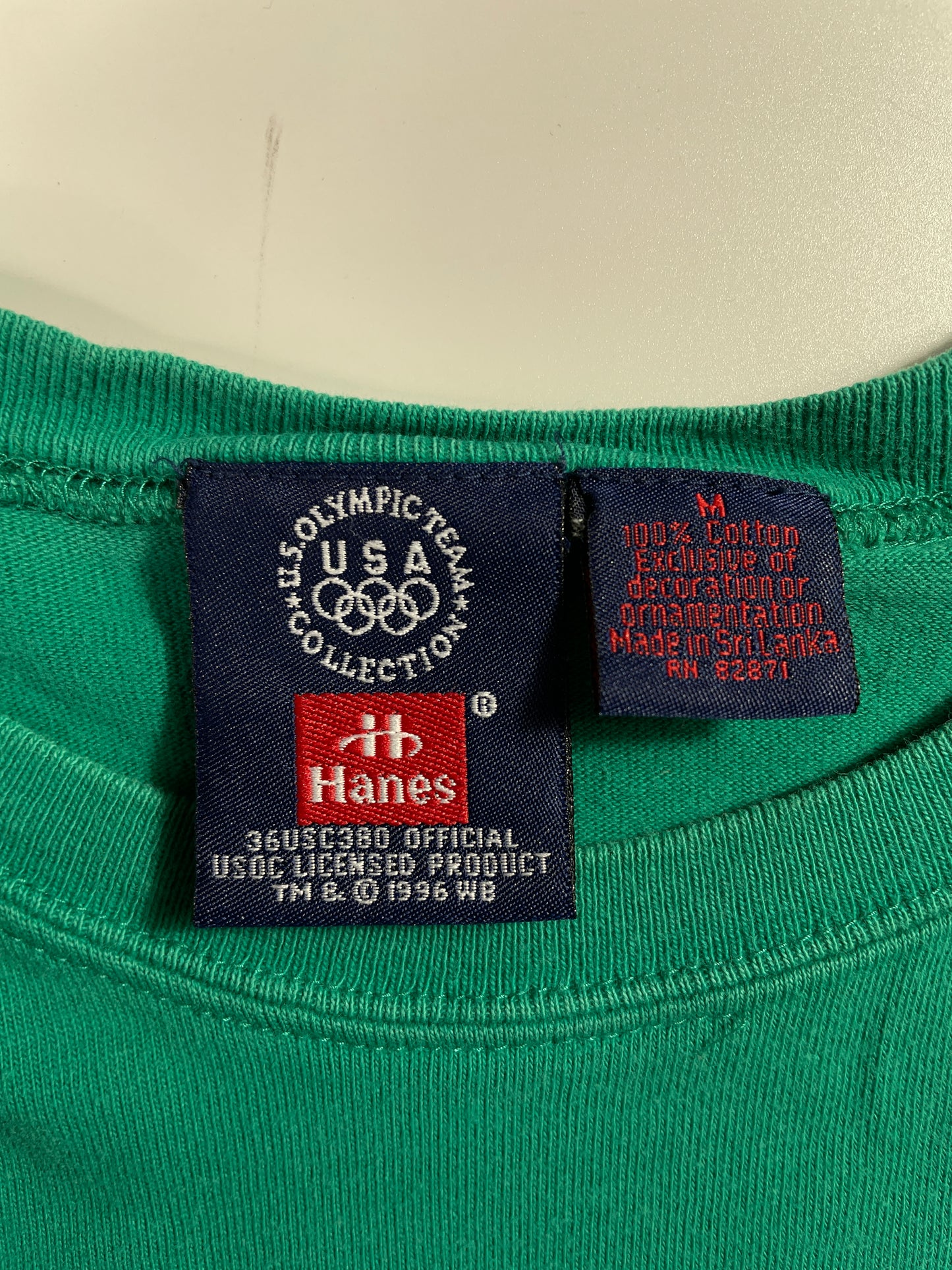 1996 OLYMPIC USA x  LOONEY TUNES Size M Vintage T-Shirt / E2623T