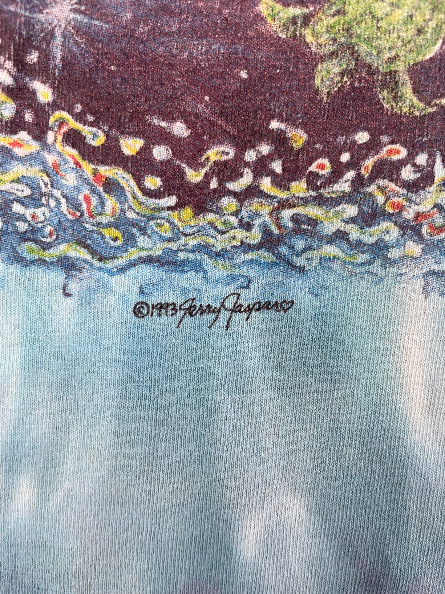 1993 JERRY JASPER Made in USA Size XL Vintage T-Shirt / E4050T