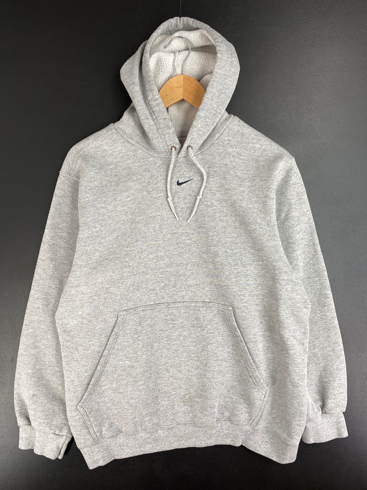 90’s NIKE CENTER SWOOSH Size M Vintage Hoodie Sweat-Shirt / E1055