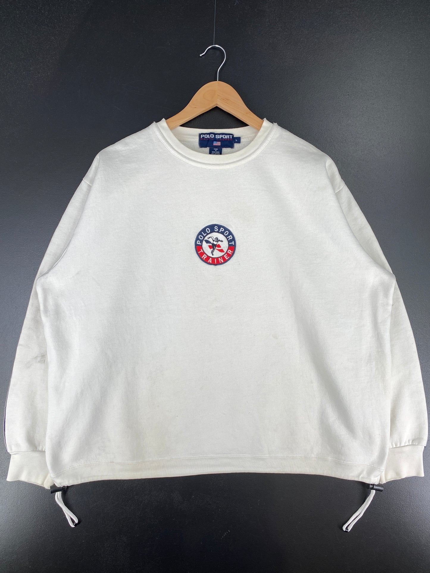 90’s POLO SPORT RALPH LAUREN Size L Vintage Sweat-Shirt  / A4874