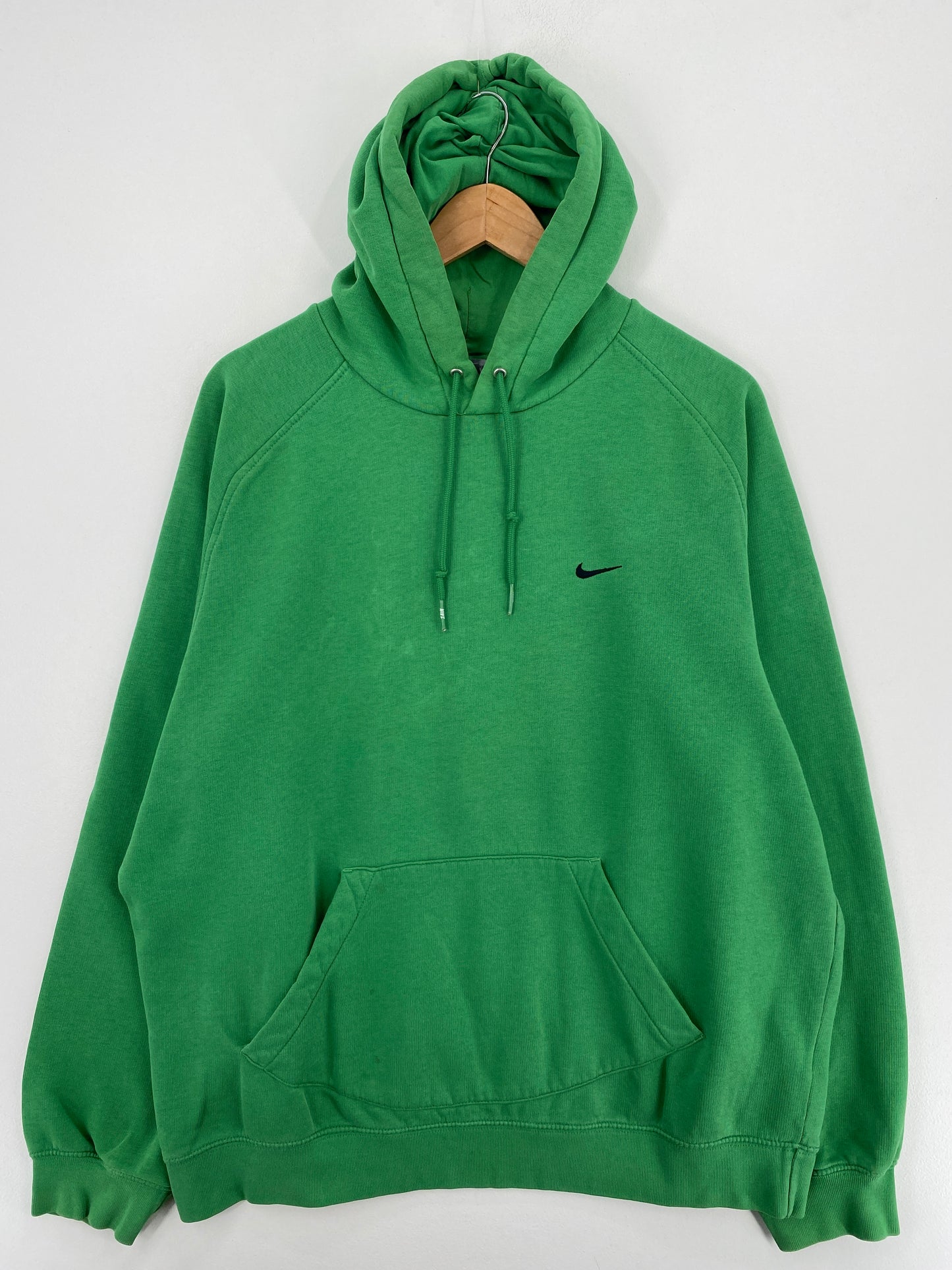 00' NIKE MINI SWOOSH Size L Vintage Hoodie Sweat-Shirt / A5423