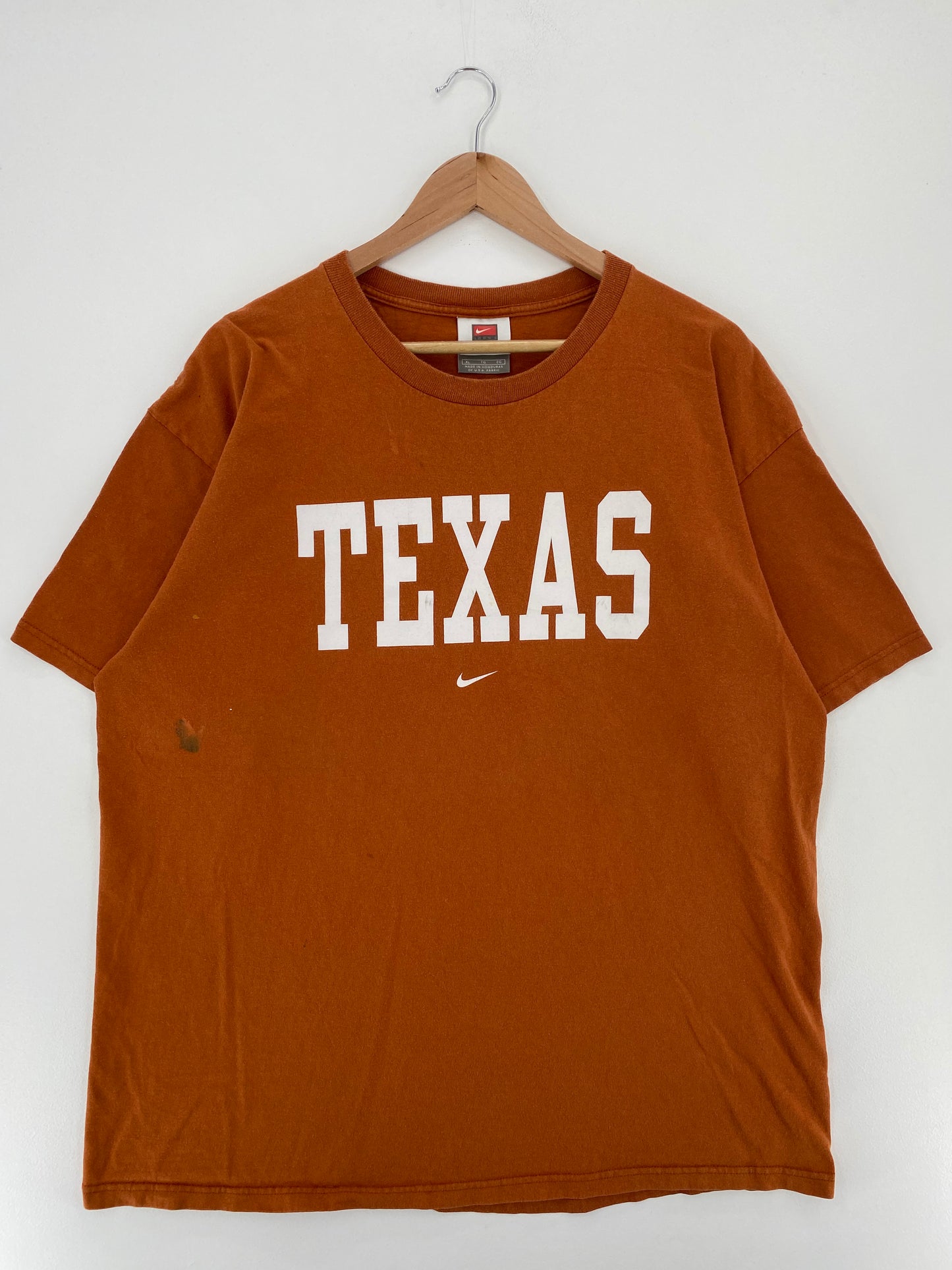00' NIKE TEXAS LONGHORNS Size XL Vintage College T-Shirts / A2379