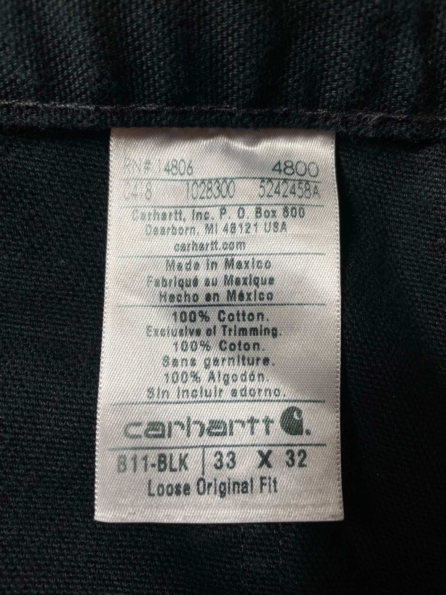 Vintage CARHARTT Size W33xL31.5 Duck Pants / K8807