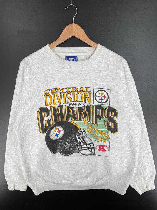 1994 STARTER x PITTSBURGH STEELERS Size L Vintage NFL Sweat-shirt / A539