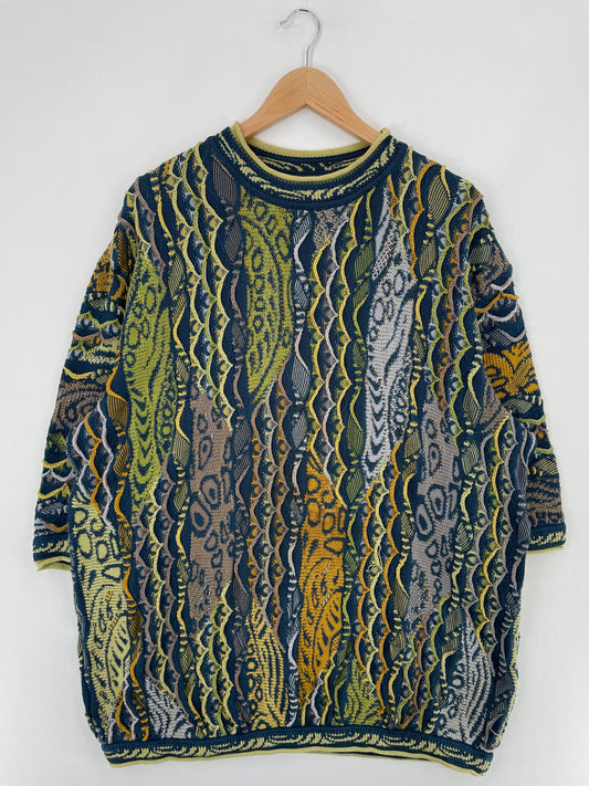 Vintage COOGI Size XL Knit Sweater / E2000K
