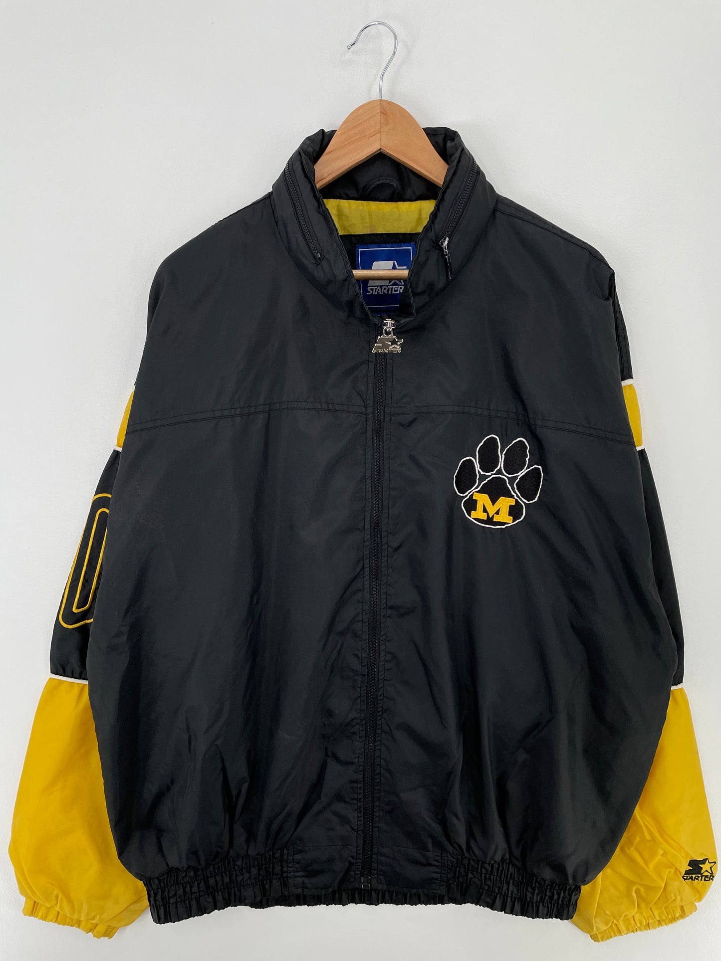 90’s STARTER x MISSOURI Size XL Vintage College Nylon Jacket / A9812