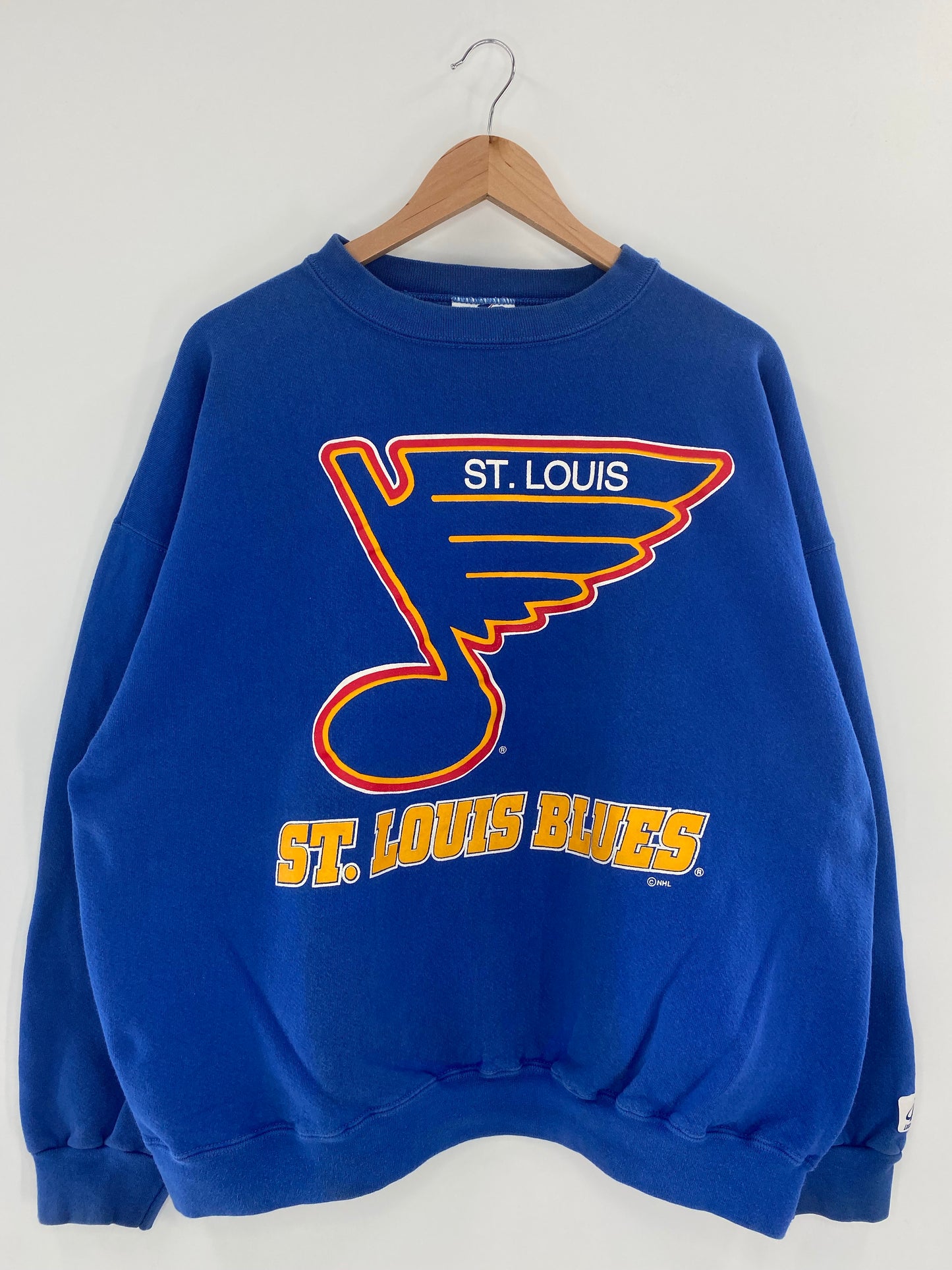 90’s ST LOUIS BLUES Made in USA Size XL NHL Sweat-shirt / K5234