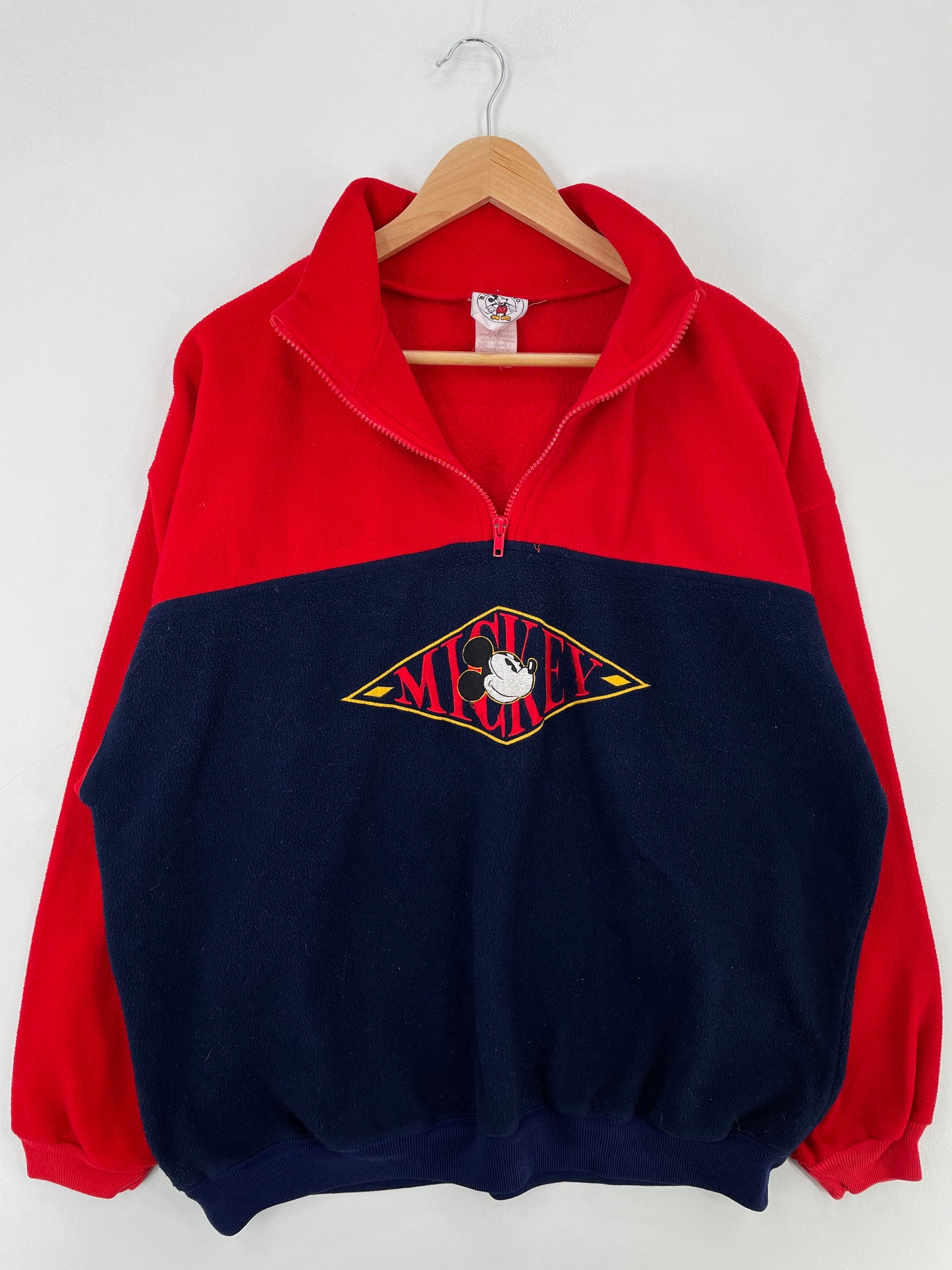 90's DISNEY MICKEY Size L Vintage Fleece / E4124S