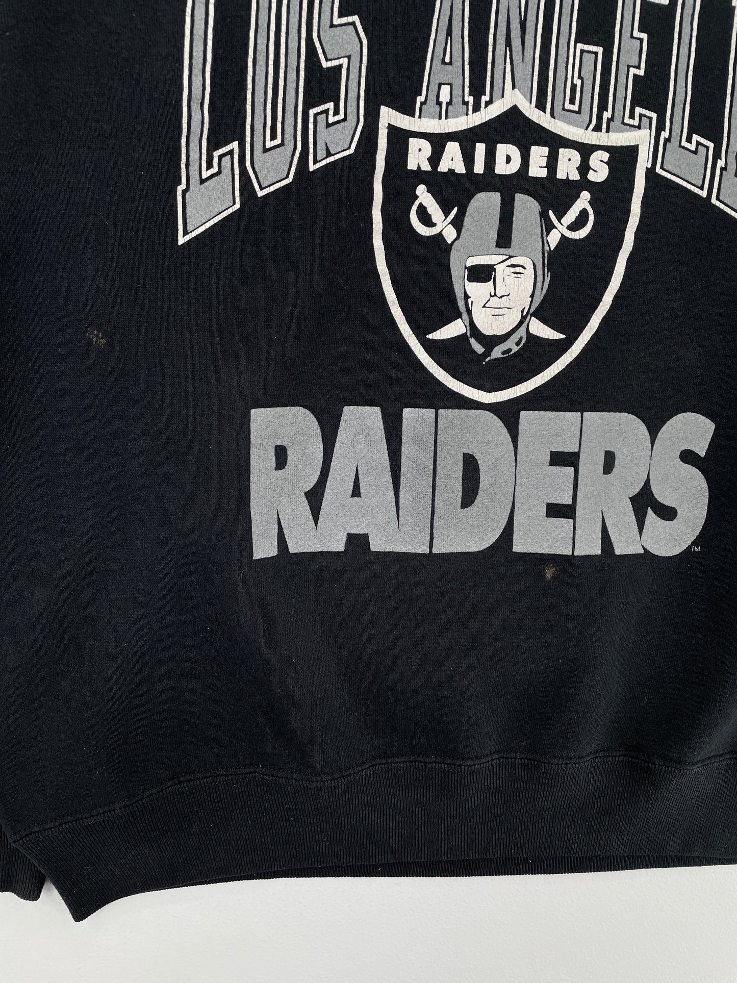 90's RUSSELL x LOS ANGELES RAIDERS Made in USA Size XL Vintage NFL Sweat-Shirt / E2604S