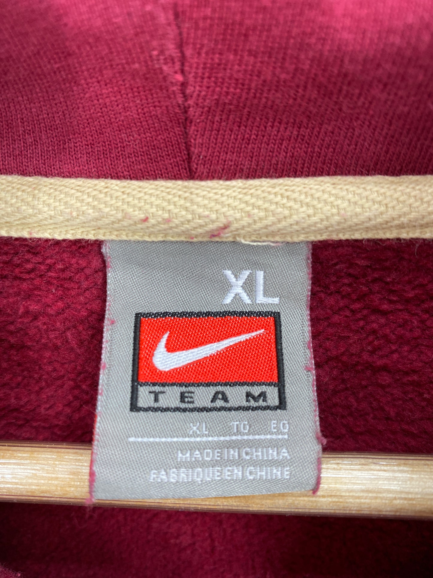 00' NIKE x FLORIDA STATE Size XL Vintage College Hoodie Sweat-Shirt / A5949