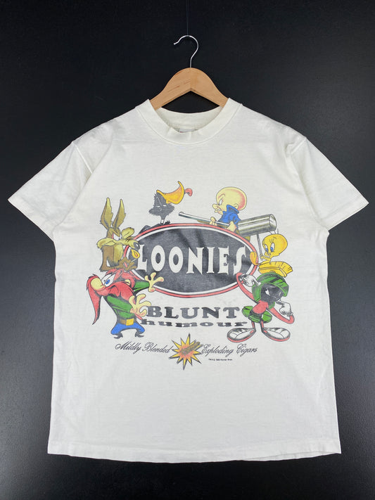 1992 LOONEY TUNES Made in USA Size L Vintage T-Shirt / A4234