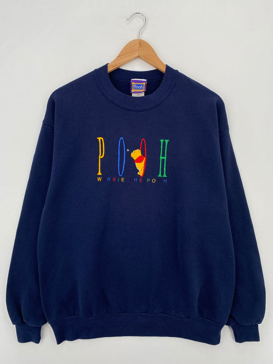 00’ DISNEY WINNIE THE POOH Size L Vintage Sweat-shirt / A7584