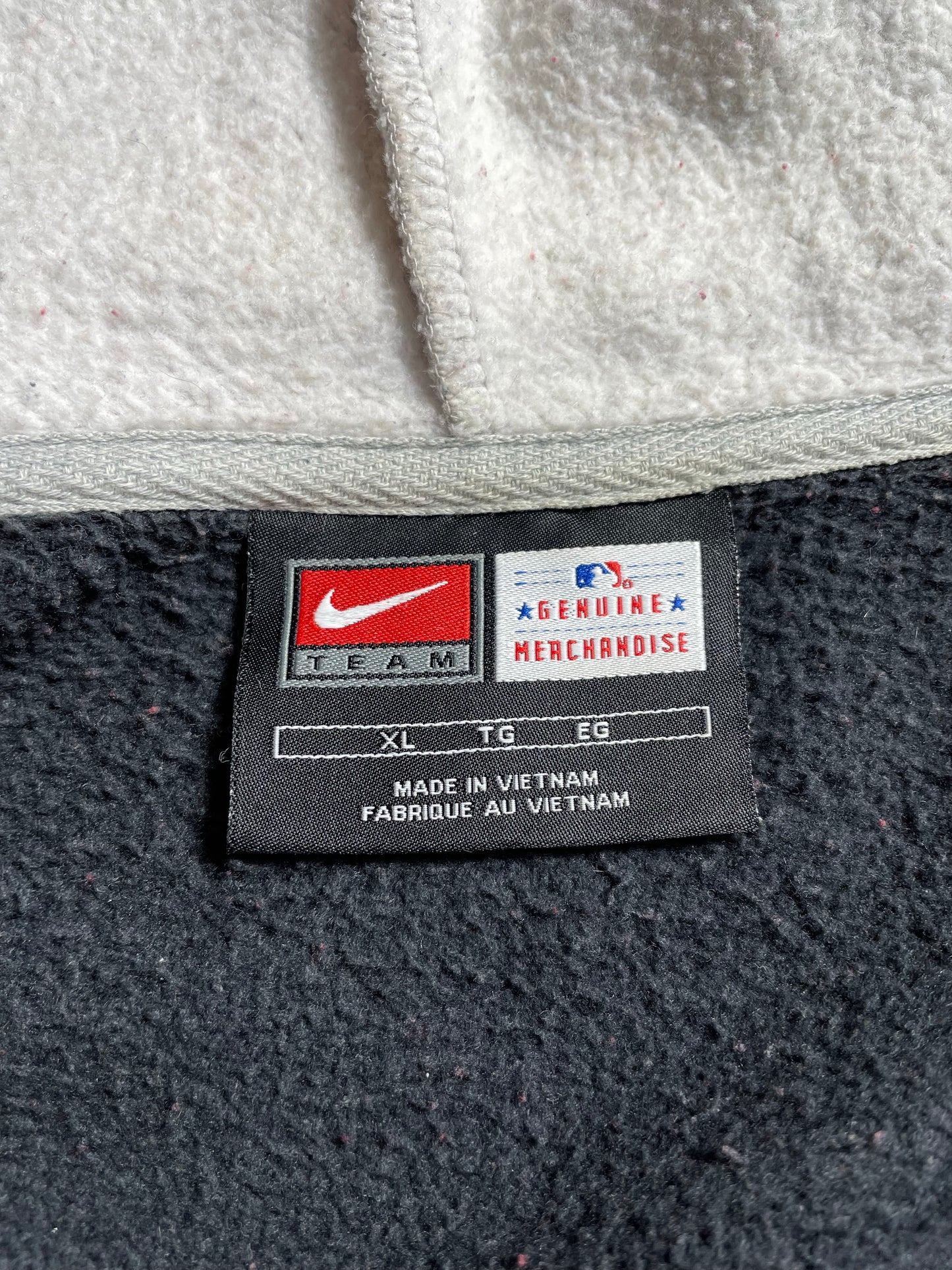 00’ NIKE NEW YORK METS Size XL MLB Hoodie Zip-up Sweat-Shirts/ K9101