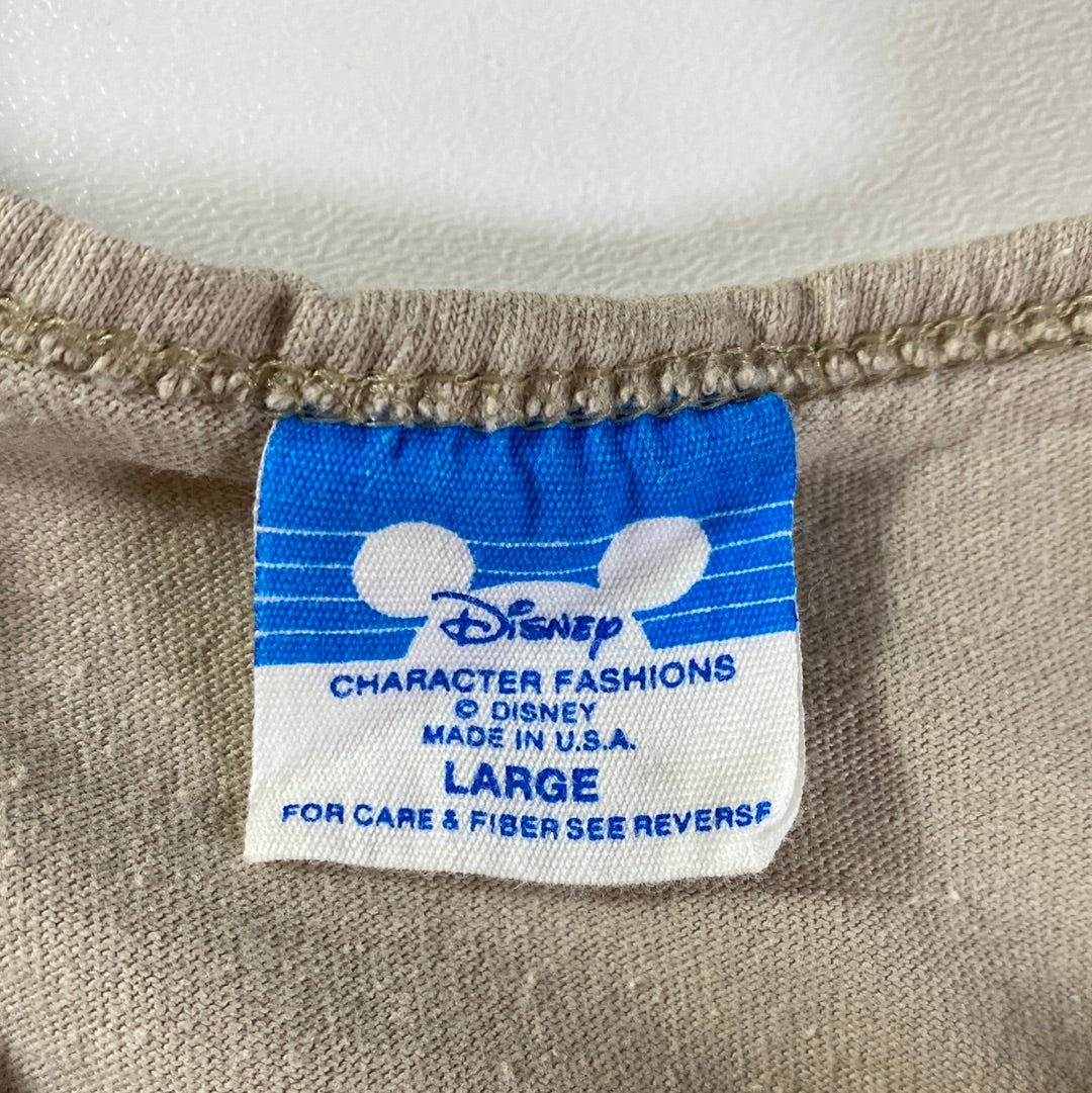.80's DISNEY GOOFY Made in USA Size L Vintage Tank Top / E6699T