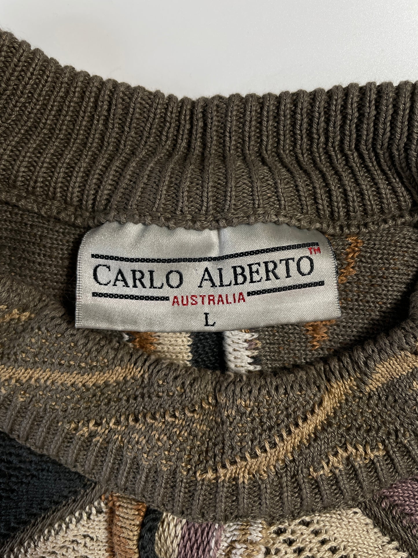 Vintage 3D COOGI- Style Size L Knit Sweater / A9544