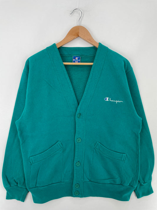 .90's CHAMPION Made in USA Size L Vintage Sweat Cardigan / E4279S